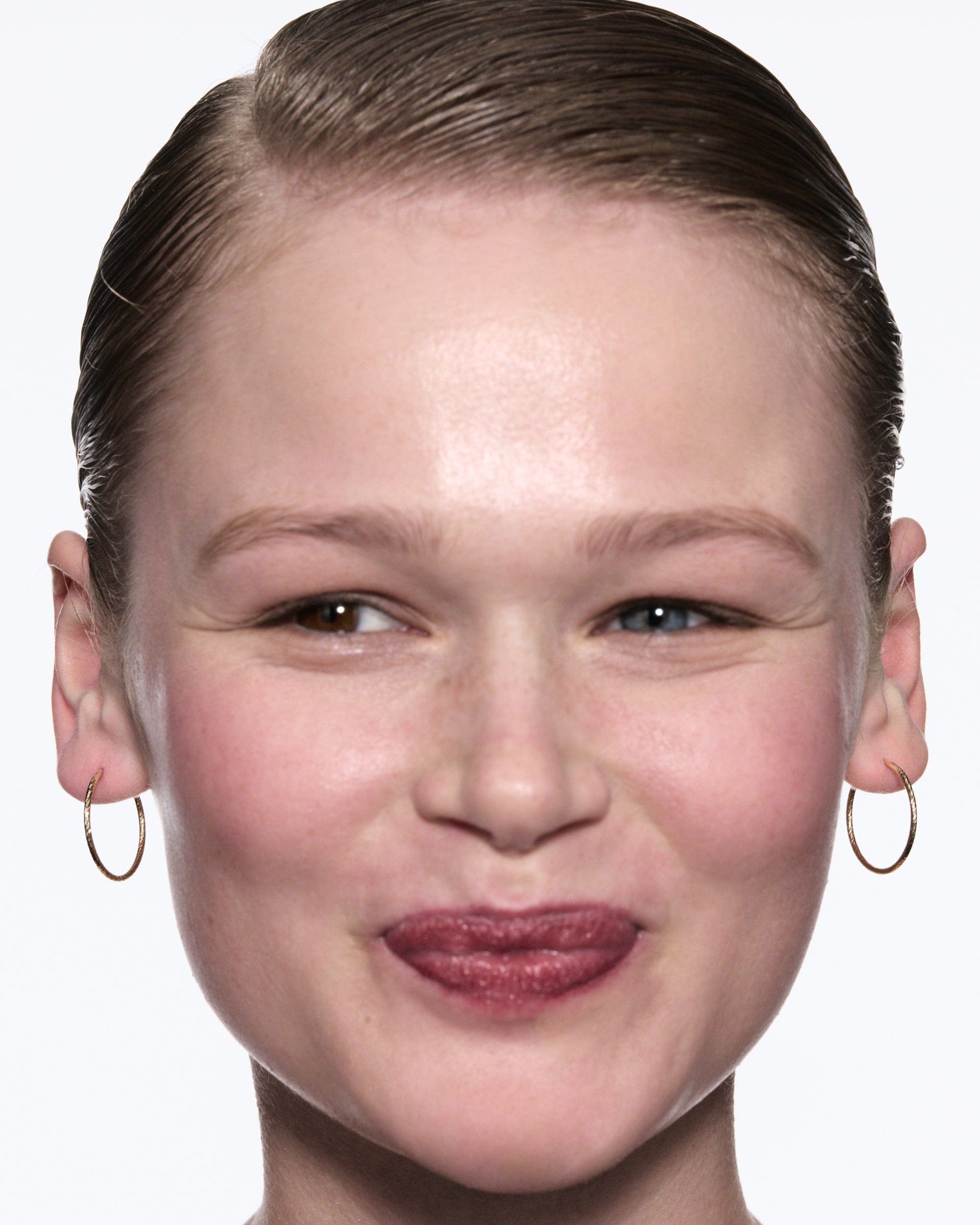 Maria Black Øreringe Liv hoop 20 mm - 14 karat guld