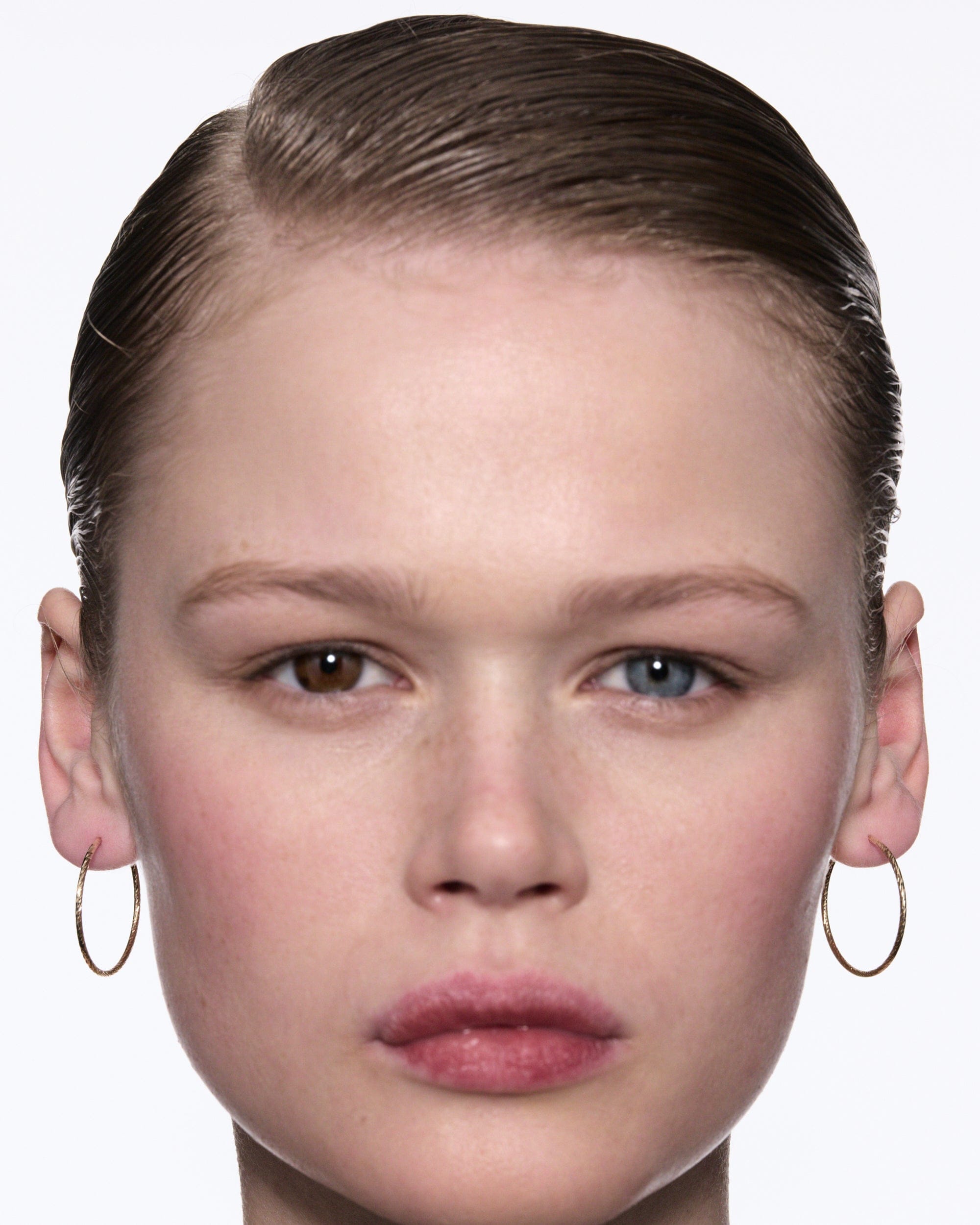 Maria Black Øreringe Liv hoop 25 mm - 14 karat guld