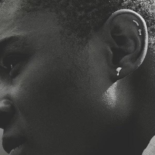 Maria Black Øreringe Mini Me piercing ørestik - 14K P1008YMD