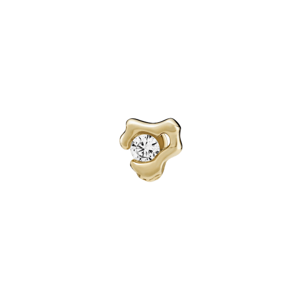 Maria Black Øreringe Molten stud 14 karat sb1078y