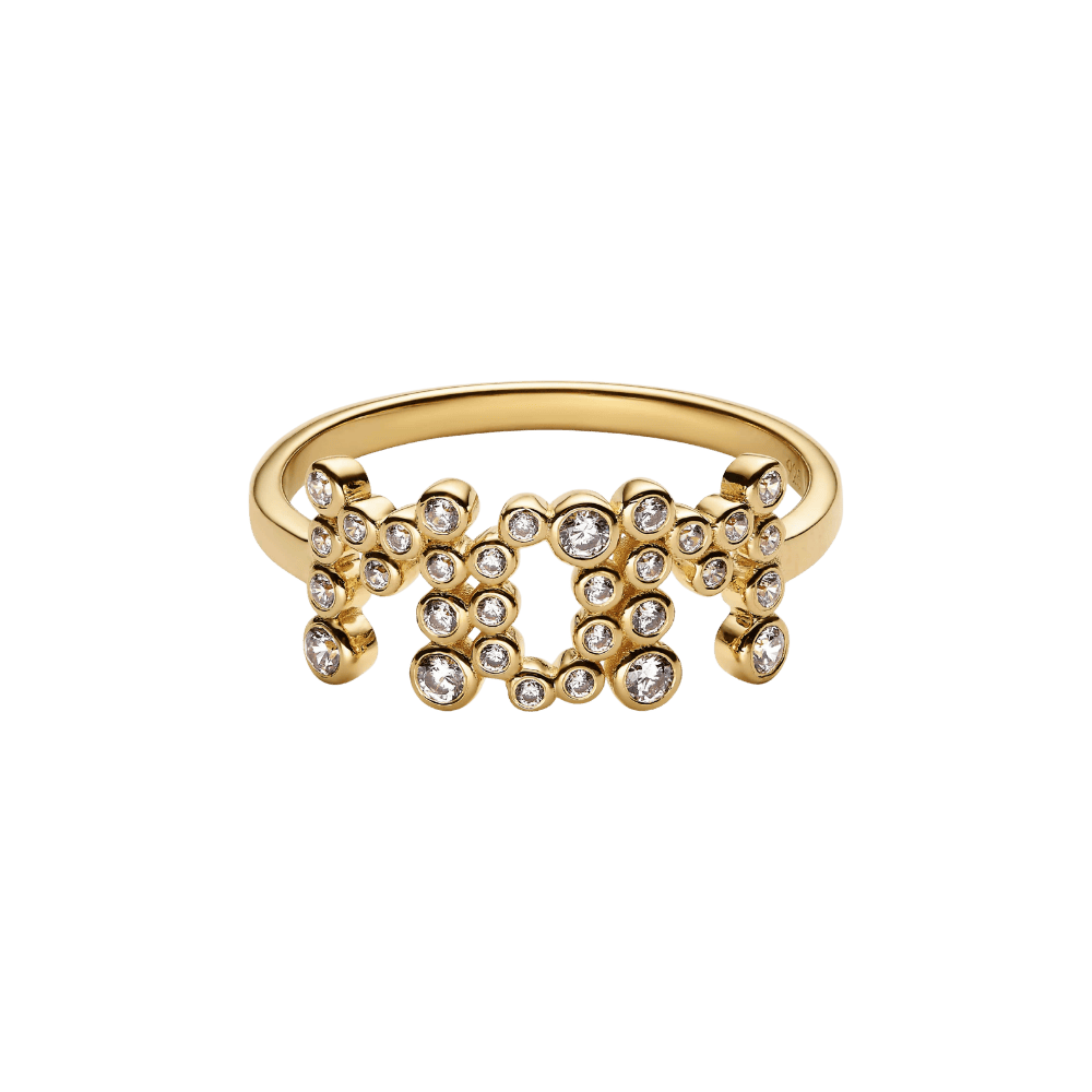 Maria Black Ringe Mom Collet Ring - Guld