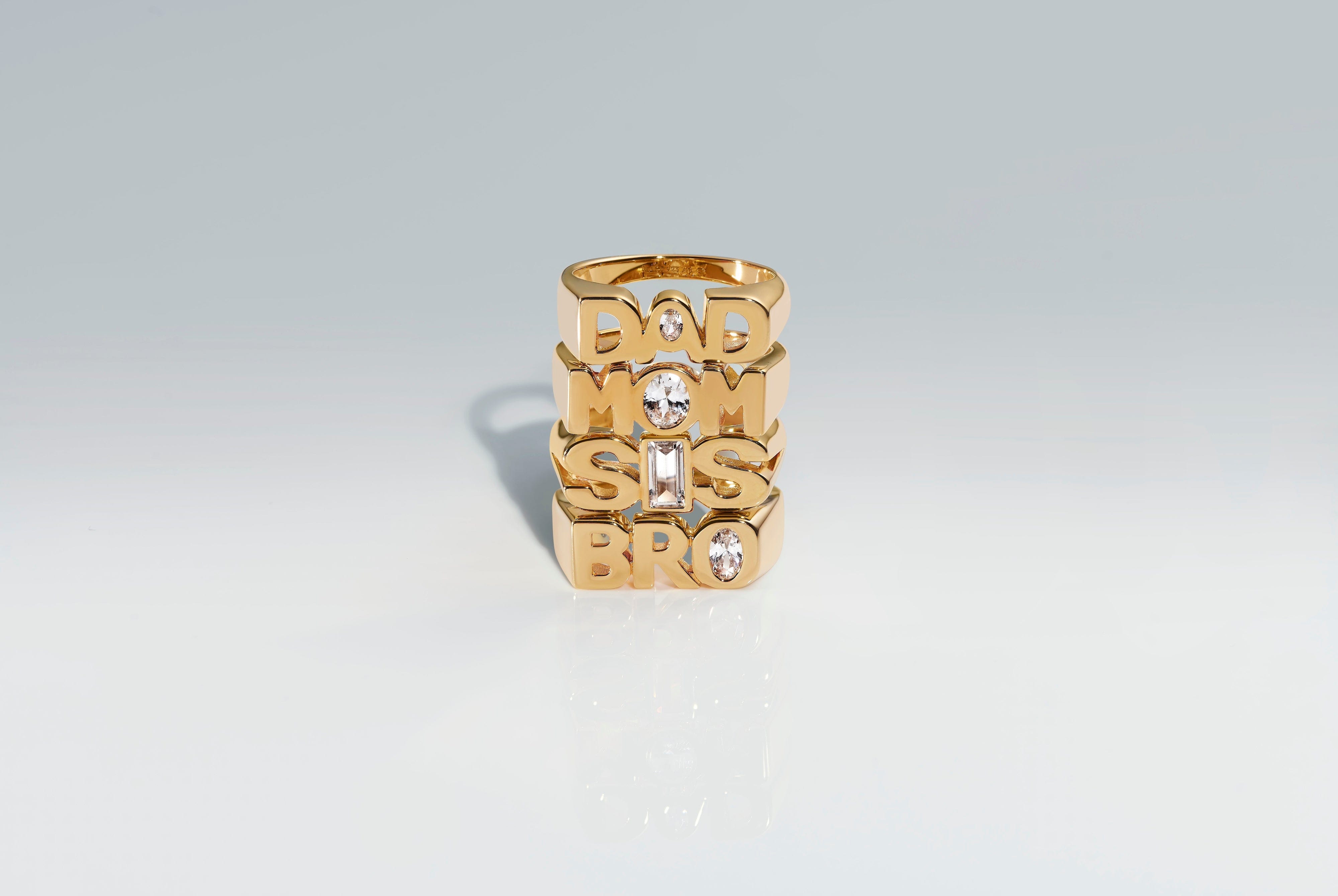 Maria Black Ringe Mom Royal Ring - forgyldt