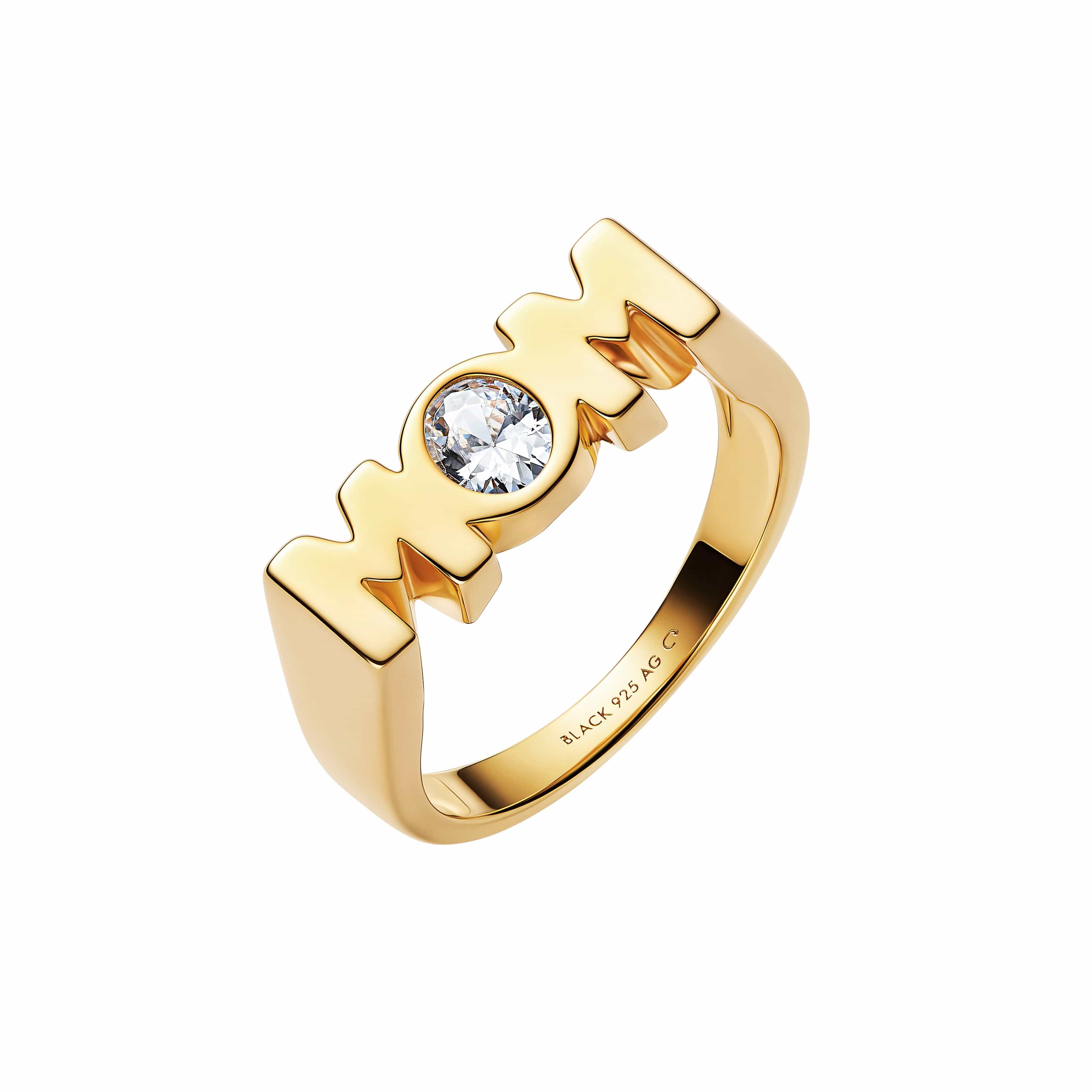 Maria Black Ringe Mom Royal Ring - forgyldt