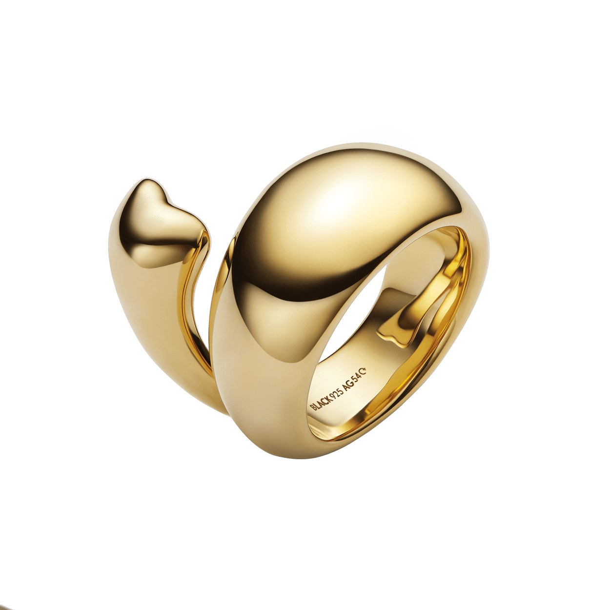 Maria Black Ringe Sagene ring - forgyldt