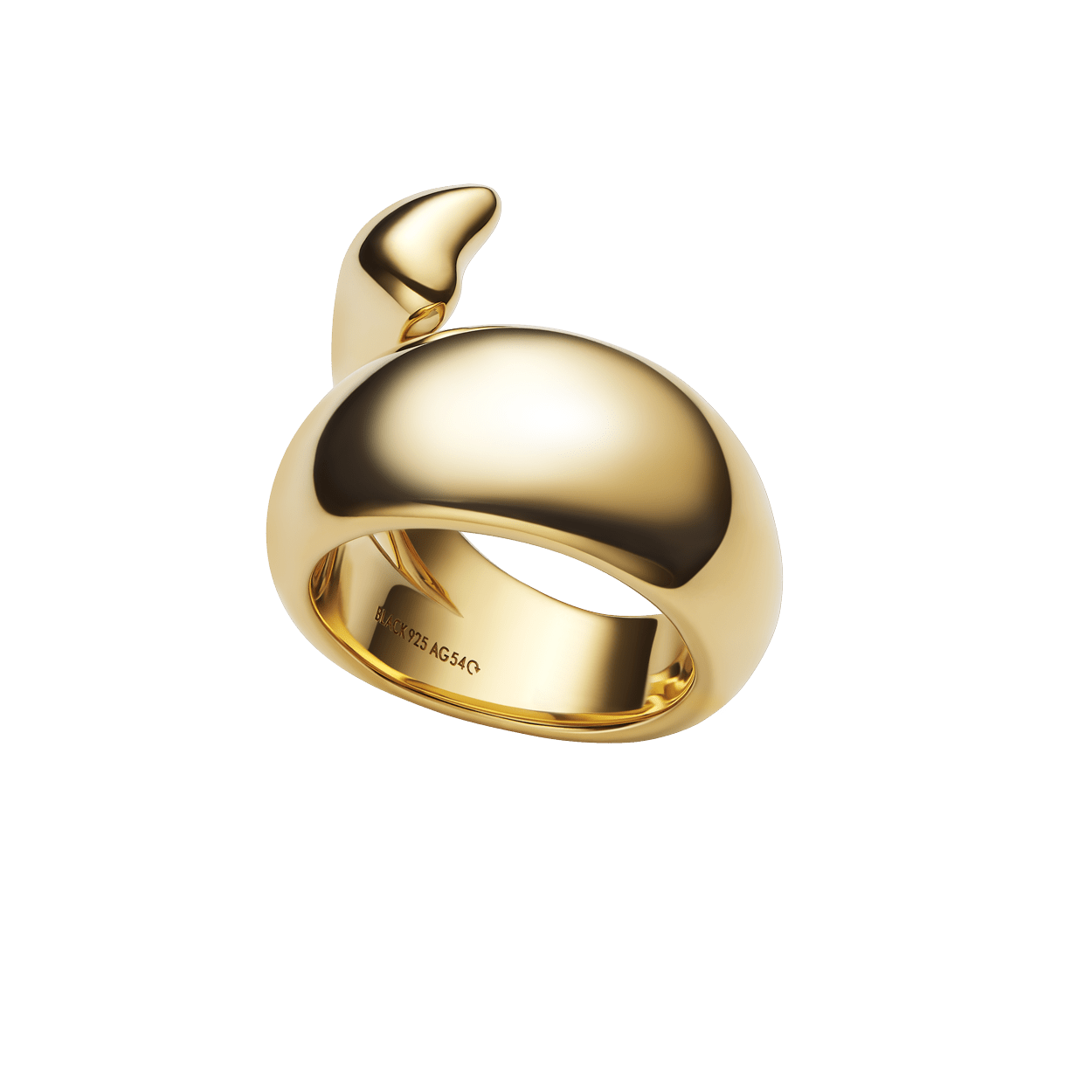 Maria Black Ringe Sagene ring - forgyldt