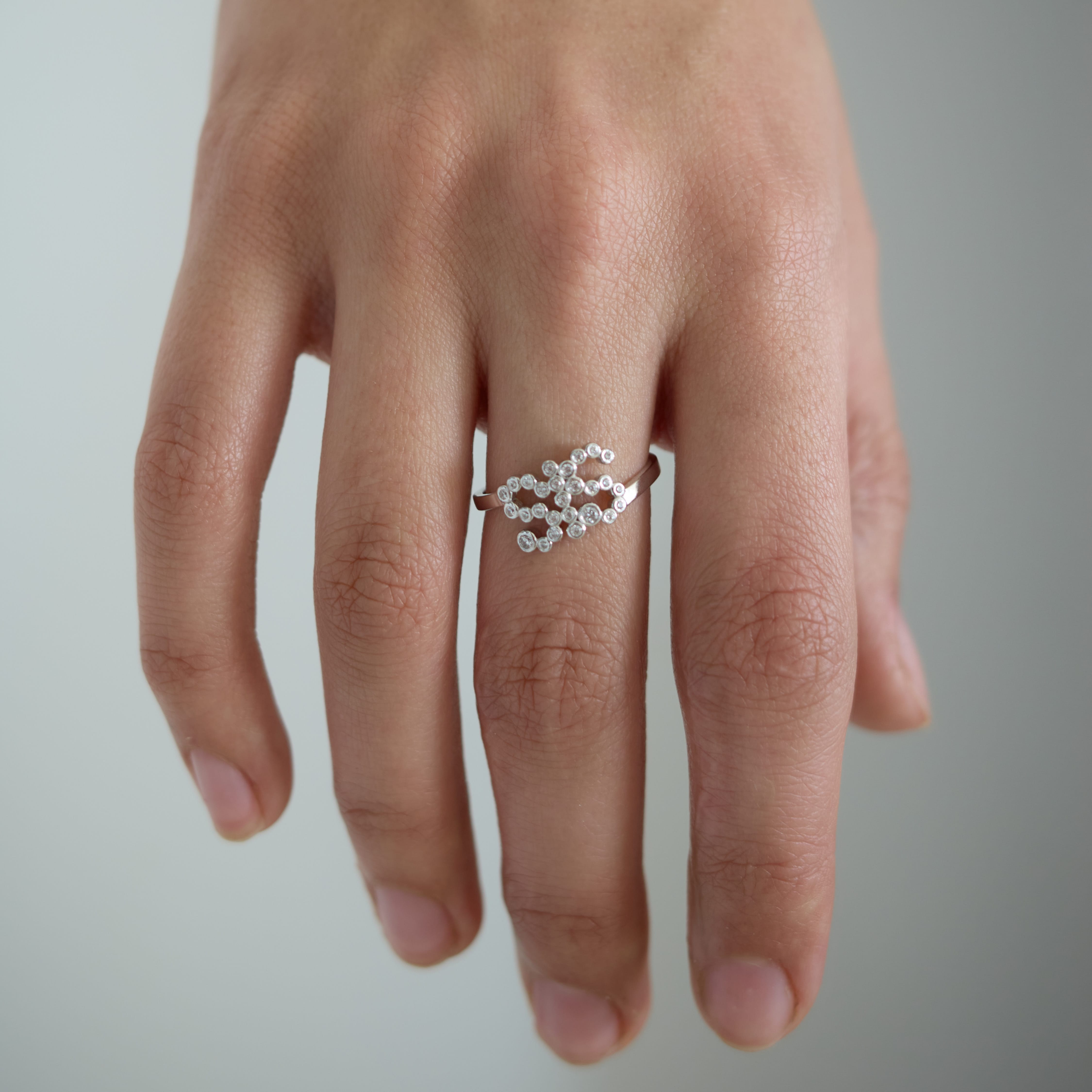 Maria Black Ringe SIS Collet Ring - Sølv