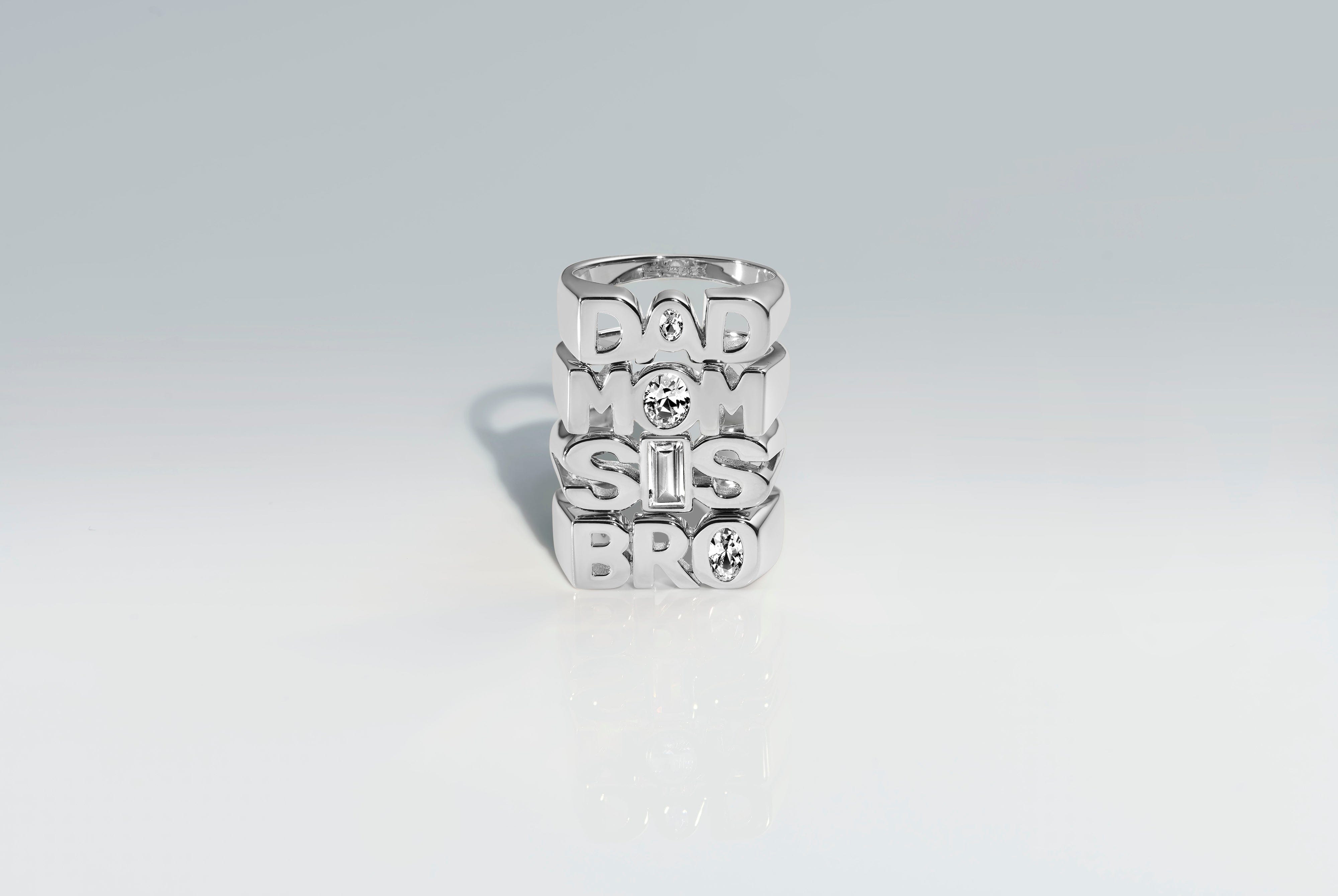 Maria Black Ringe Sis Royal Ring - sølv