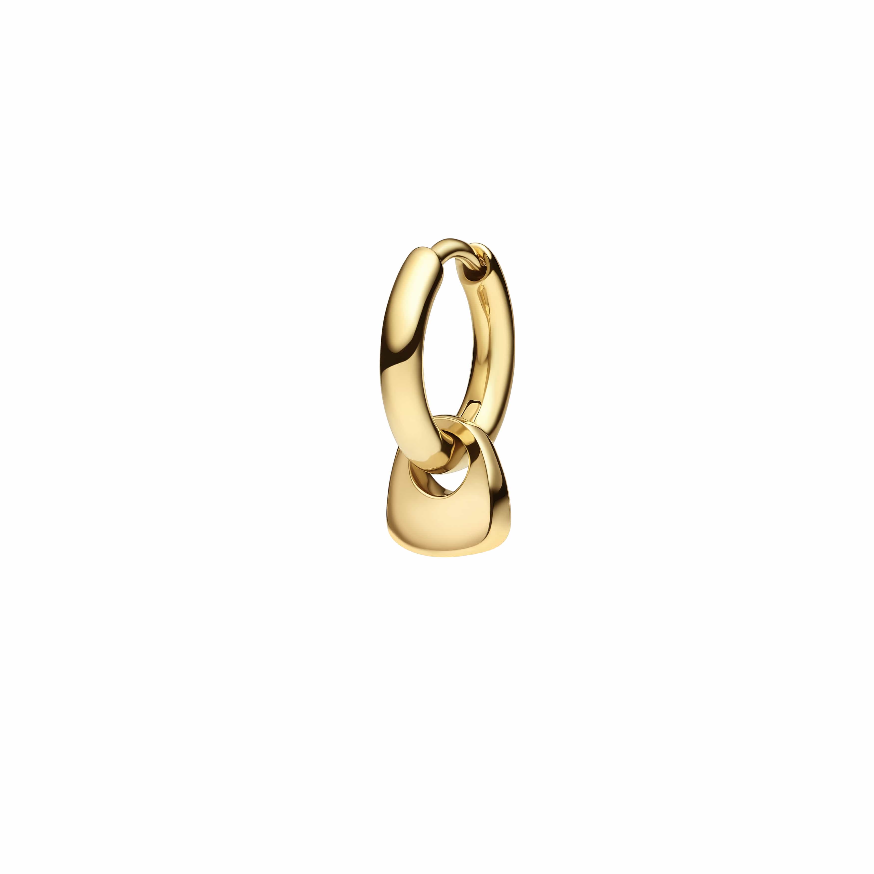 Maria Black Øreringe Tote Mini Huggie - Forgyldt