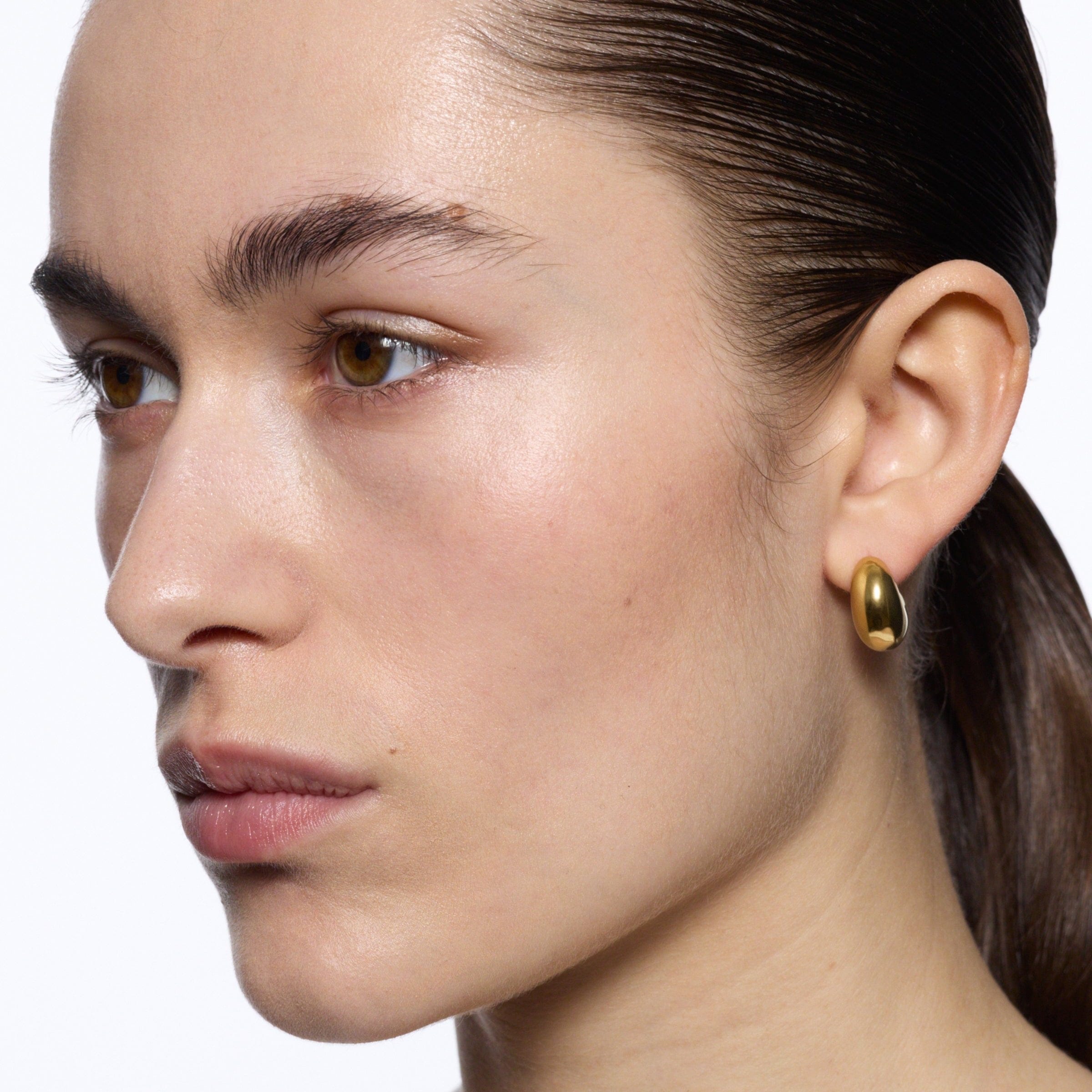 Maria Black Øreringe Tryvann Pillow ørering - forgyldt