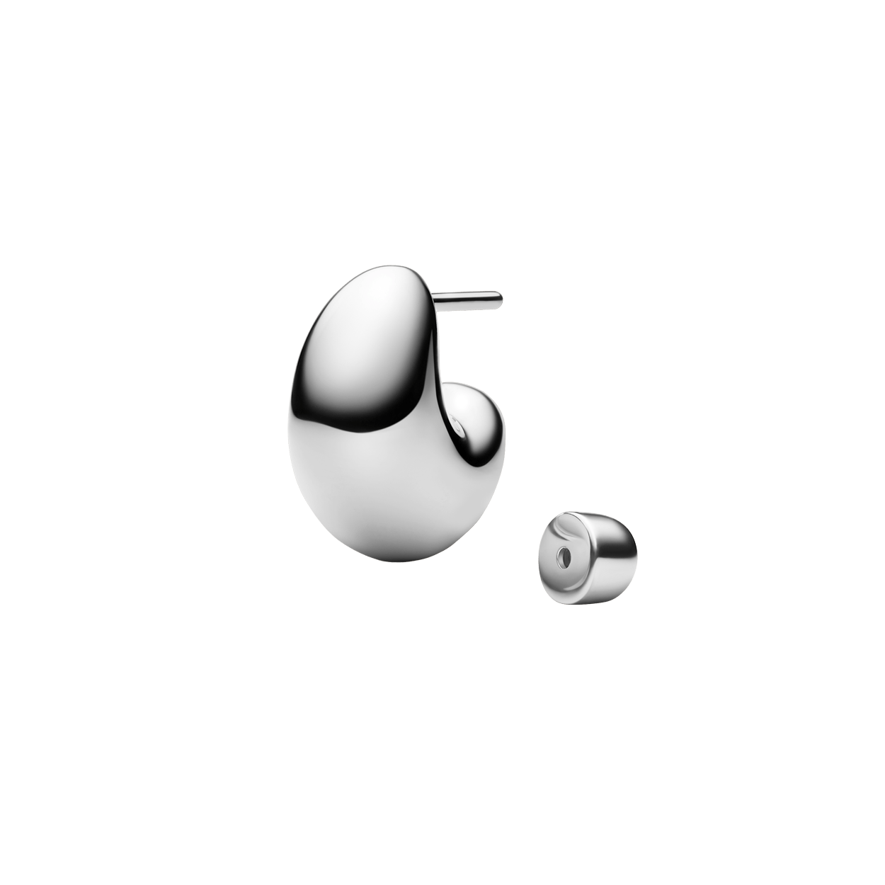 Maria Black Øreringe Enkelt Tryvann Pillow ørering - sølv 101086AG