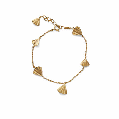 Pernille Corydon Armbånd Autumn Leaf armbånd - forgyldt b-497-gp