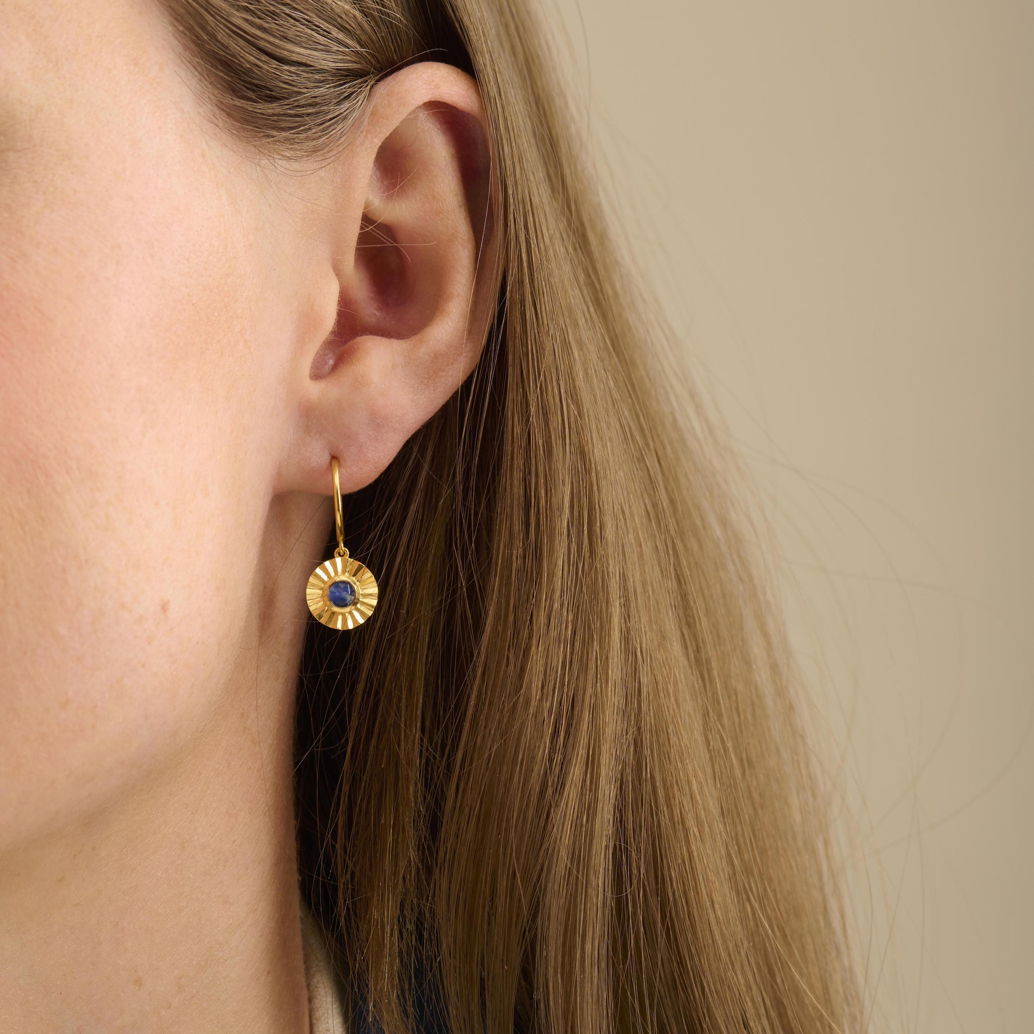 Pernille Corydon Øreringe Autumn Sky øreringe size 22 mm e-674-gp