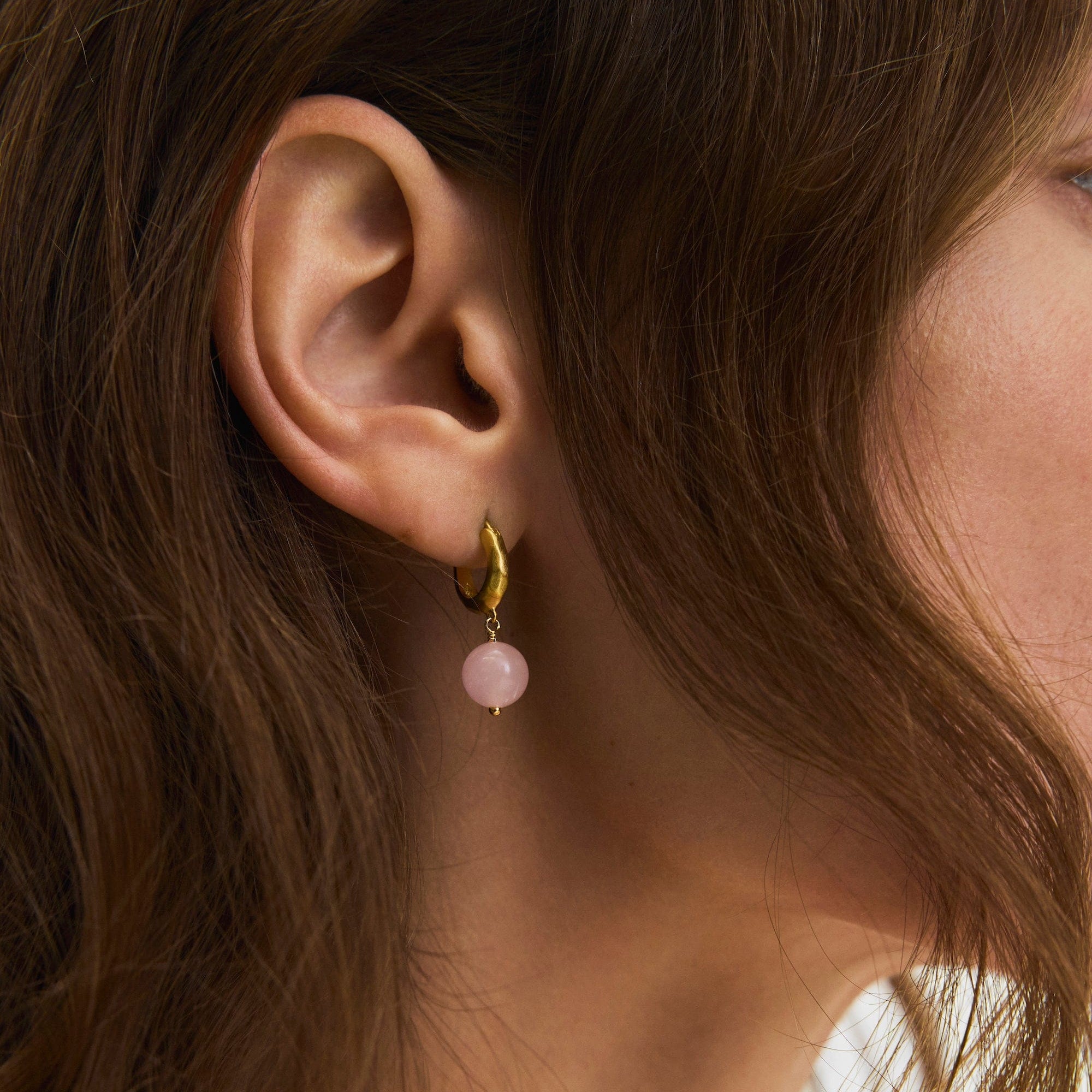 Pernille Corydon Ørering Blush øreringe - FORGYLDT e-526-gp