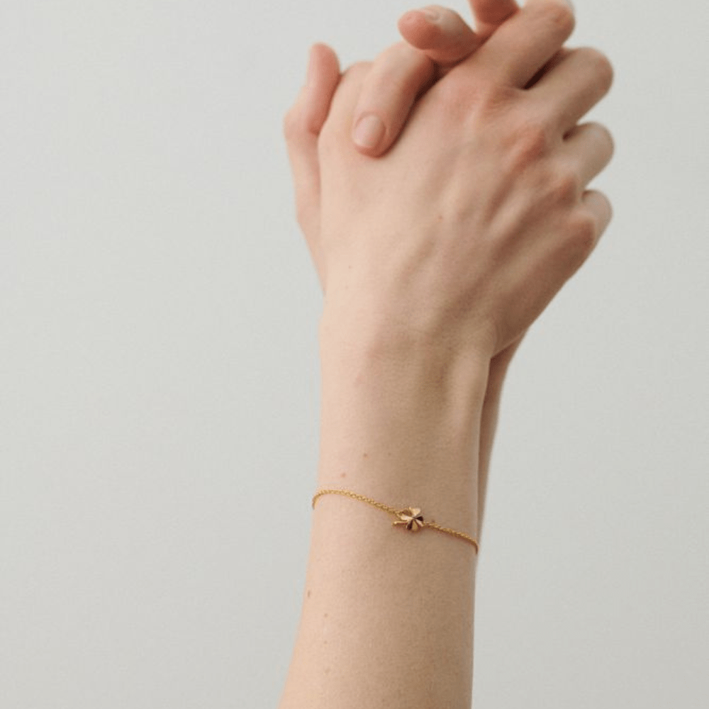 Pernille Corydon Armbånd Clover kløver armbånd - Forgyldt b-320-gp
