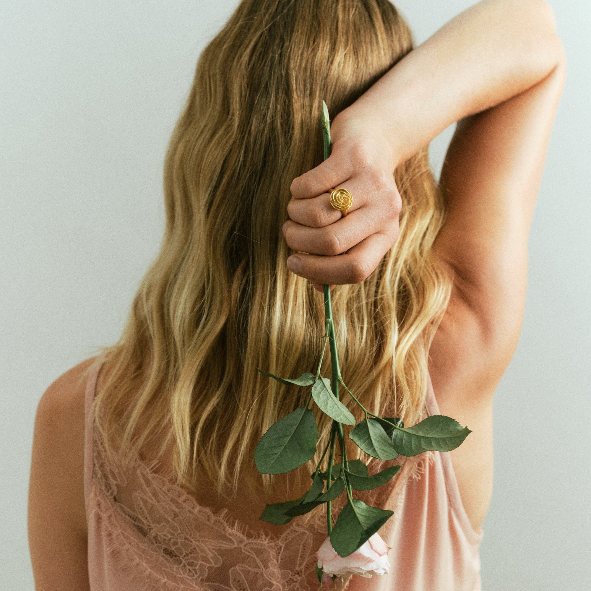 Pernille Corydon Ring Rose Ring- FORGYLDT