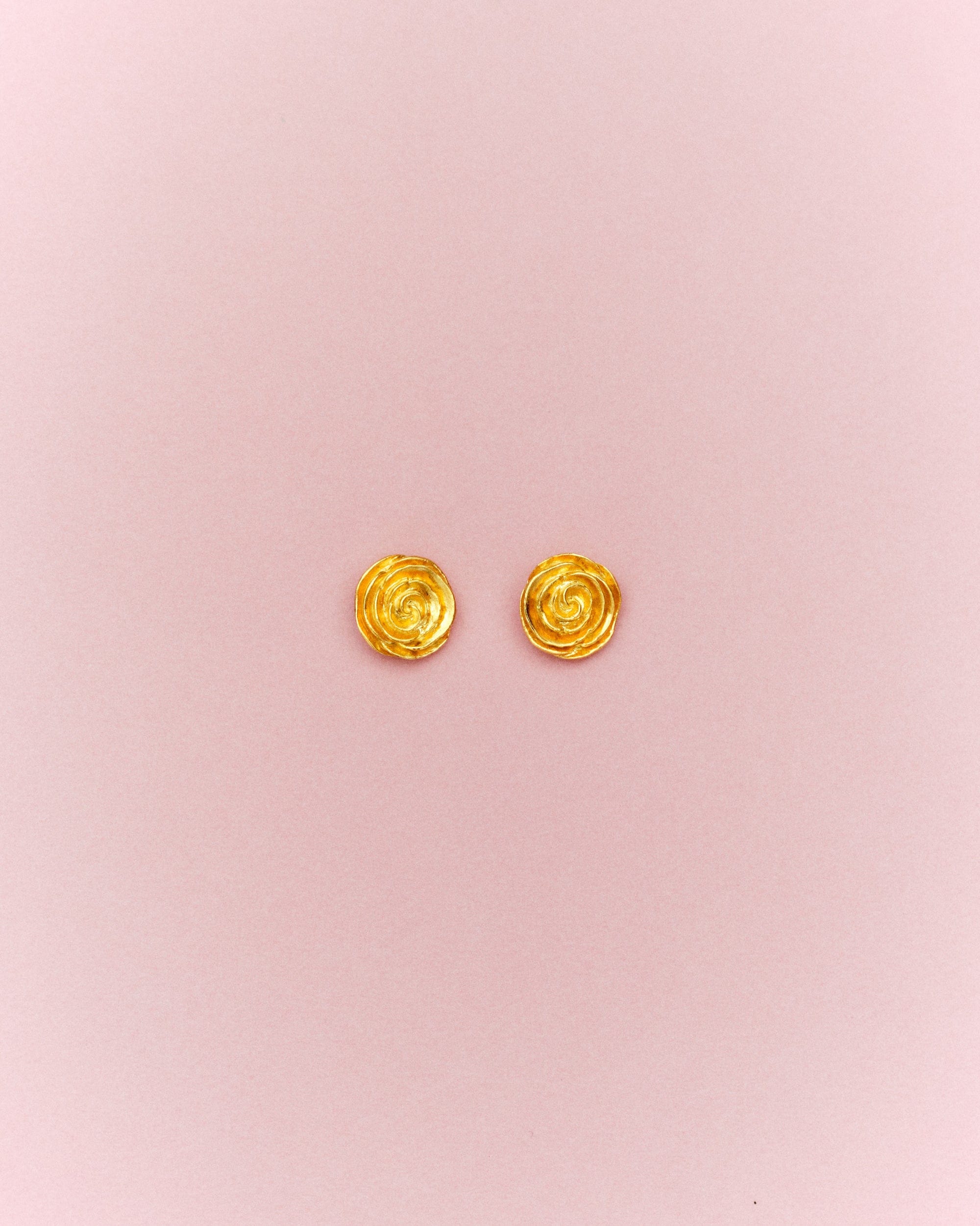 Pernille Corydon Ørering Small Rose ørestikker- FORGYLDT e-535-gp