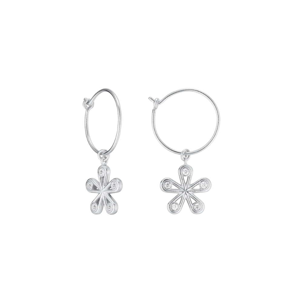 Polar Jewelry Øreringe Unity flower øreringe UNF-HP-RH-WZ-00606