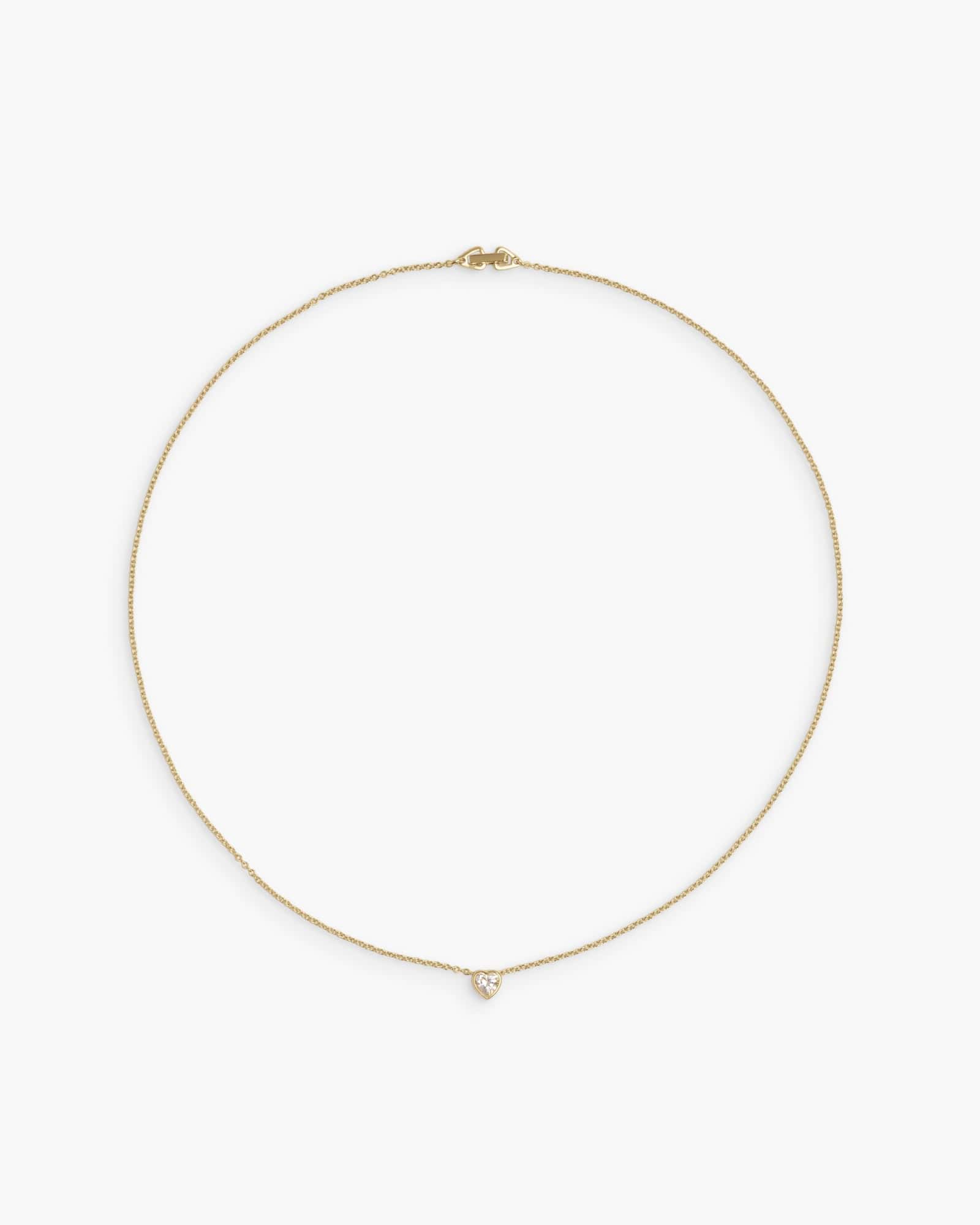 RAGBAG Armbånd Ophelia halskæde med hjerte - forgyldt 15052-SSGP