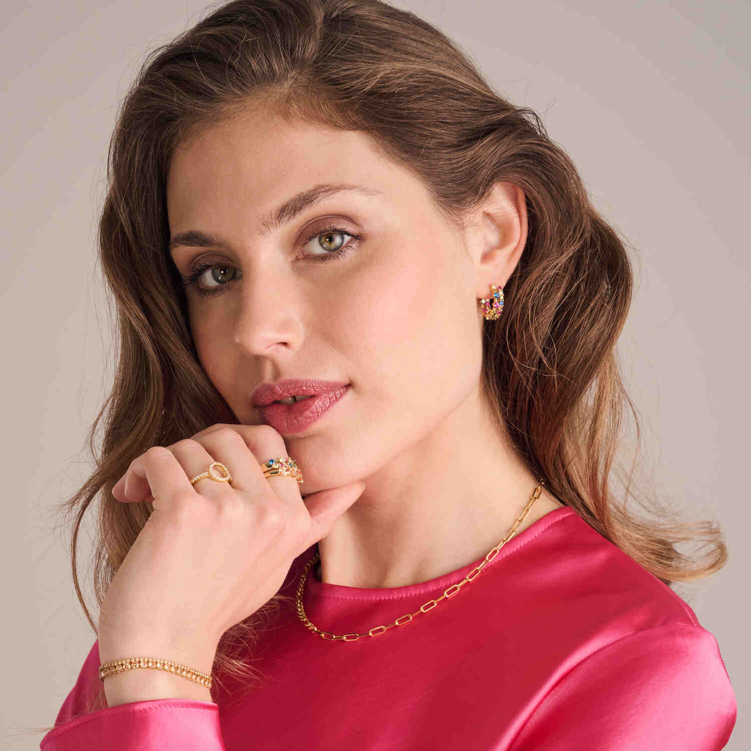 Sif Jakobs Ringe Biella altro piccolo ring - forgyldt