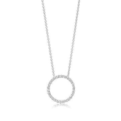 Sif Jakobs Halskæder BIELLA GRANDE HALSKÆDE, 2 cm. sj-3120-cz45-60
