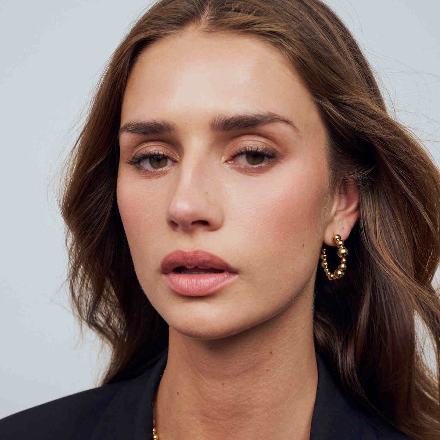 Sif Jakobs Øreringe Bormio circolo øreringe - forgyldt SJ-E2598-YG