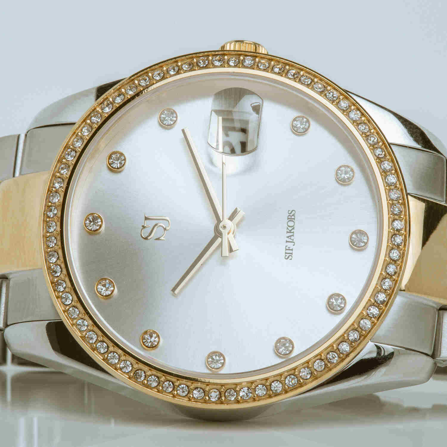 Sif Jakobs Ure Electra ur - sølv/forgyldt sj-w1054-cz-yg2