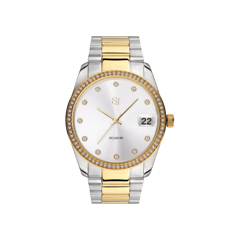 Sif Jakobs Ure Electra ur - sølv/forgyldt sj-w1054-cz-yg2