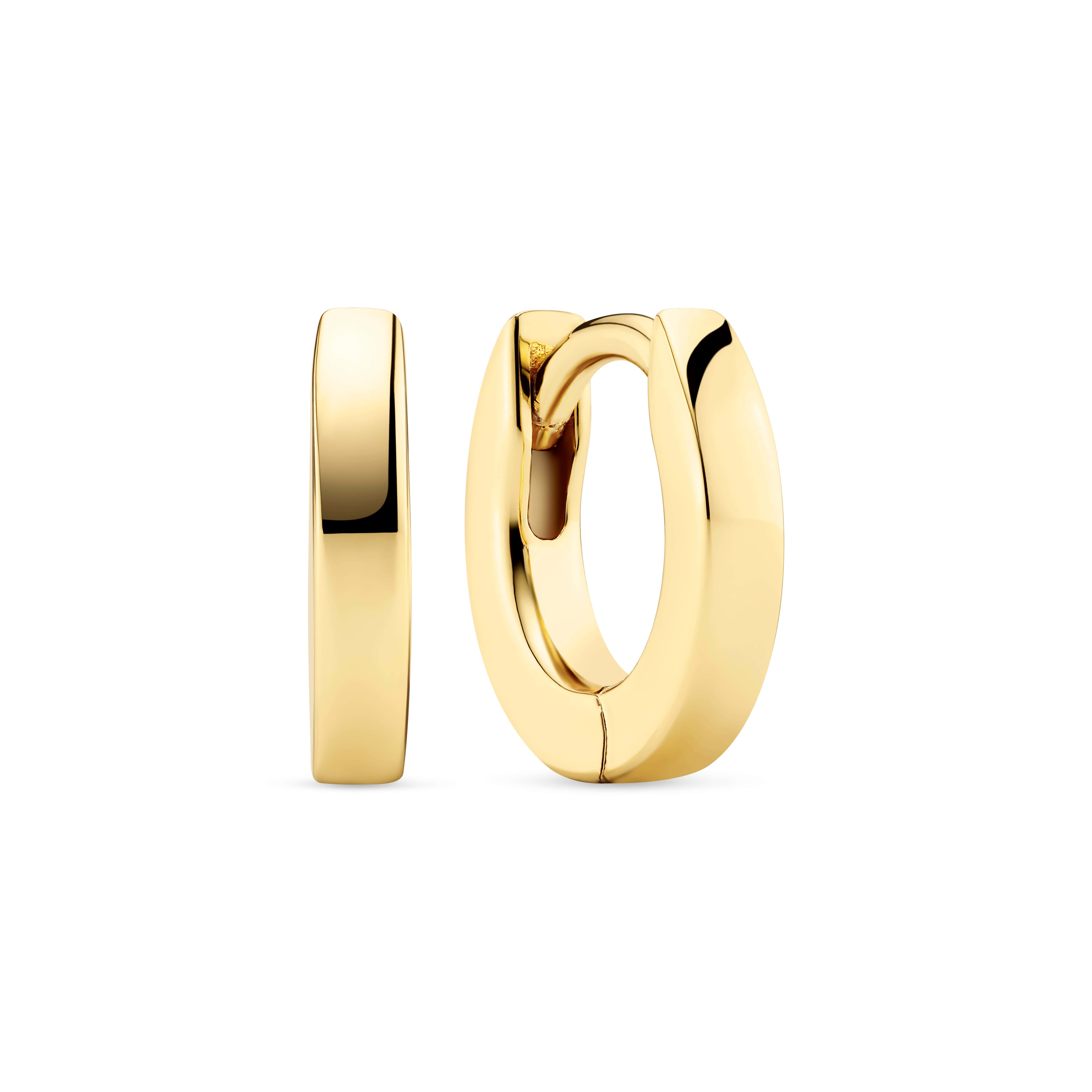 Sif Jakobs Øreringe ELLERA PIANURA PICCOLO ØRERINGE - FORGYLDT sj-e12018-sg