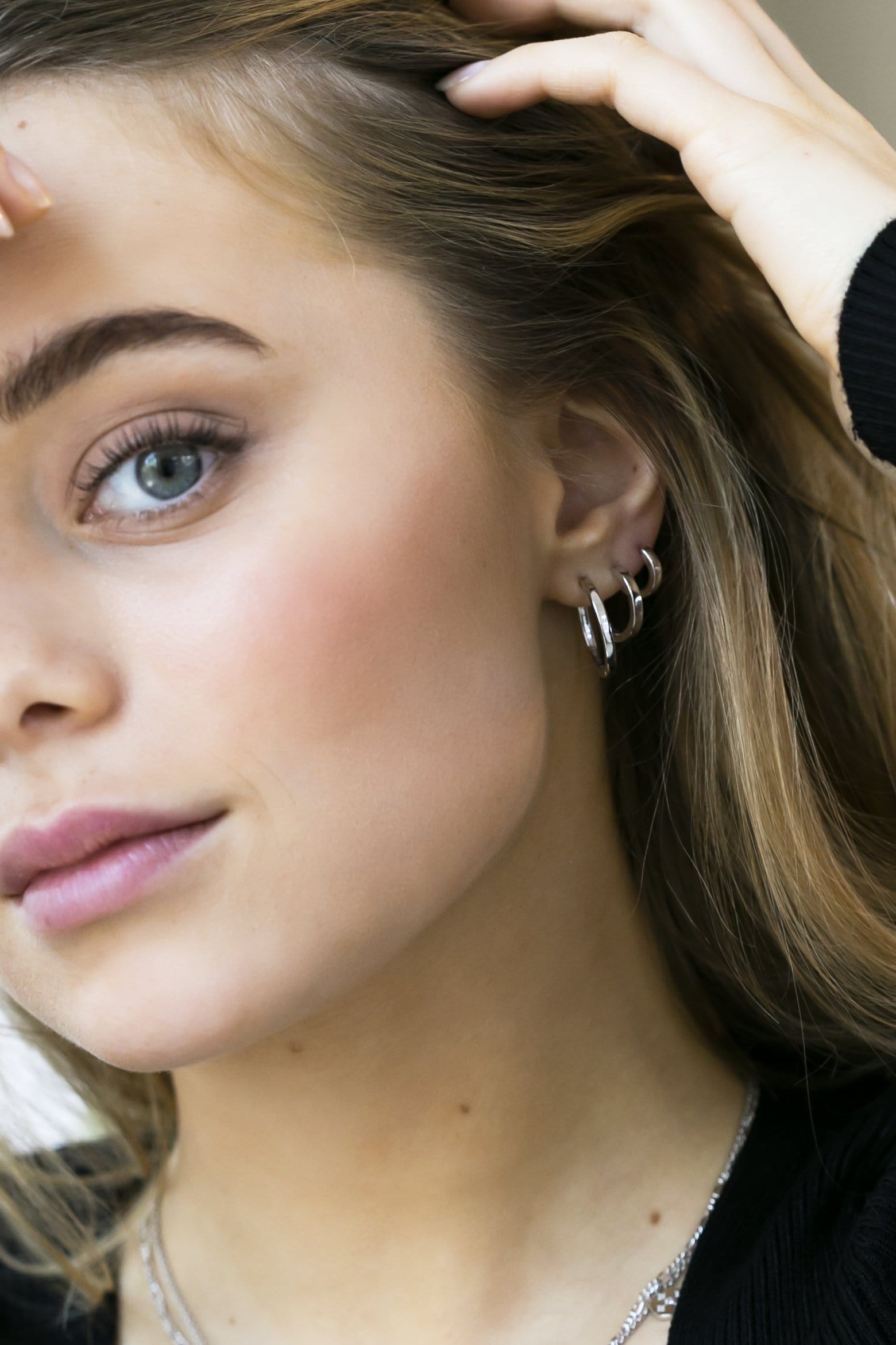 Sif Jakobs Øreringe ELLERA PIANURA PICCOLO SØLV sj-e12018-ss