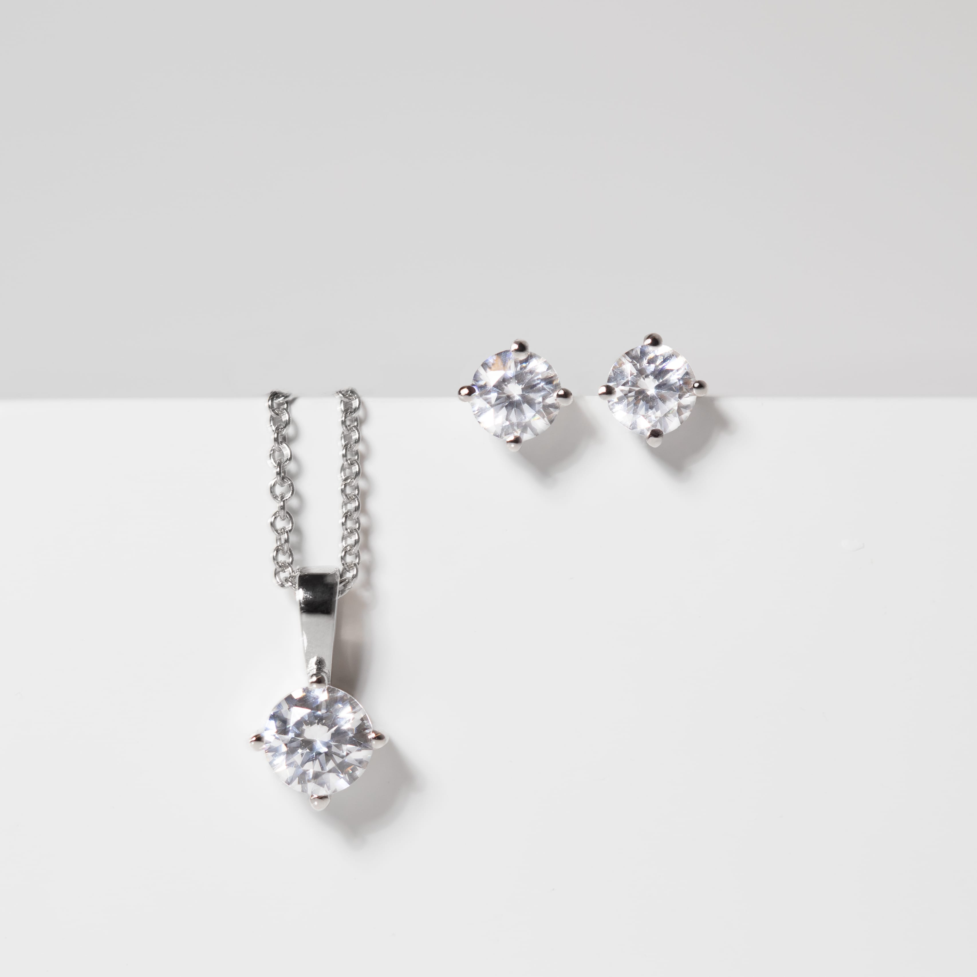 Sif Jakobs Øreringe Princess sæt round - sølv SJ-E5MMP6MMRD_45-CZ