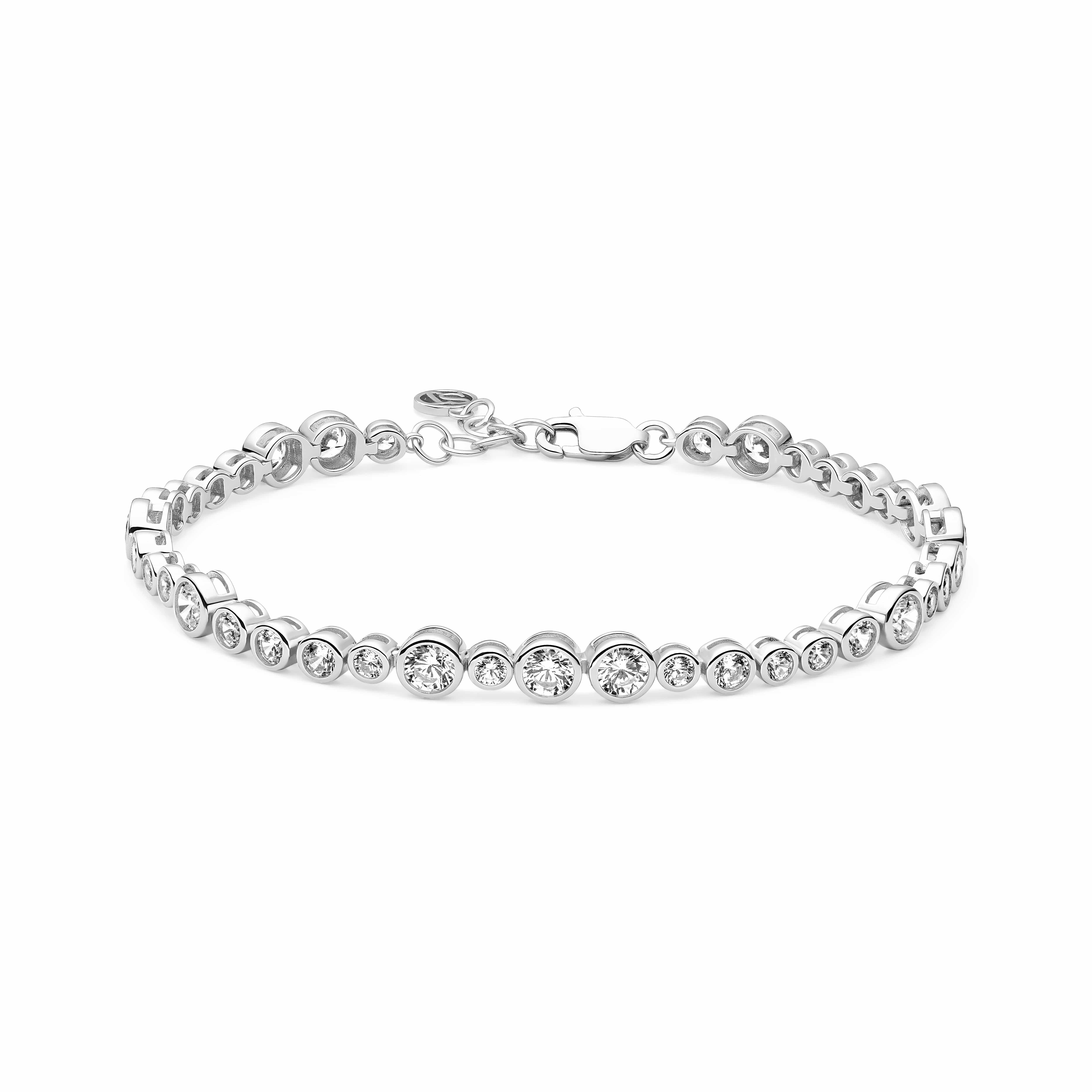 Sif Jakobs Armbånd SARDINIEN ALTRO armbånd med hvide zirkoner - sølv SJ-B2775-CZ