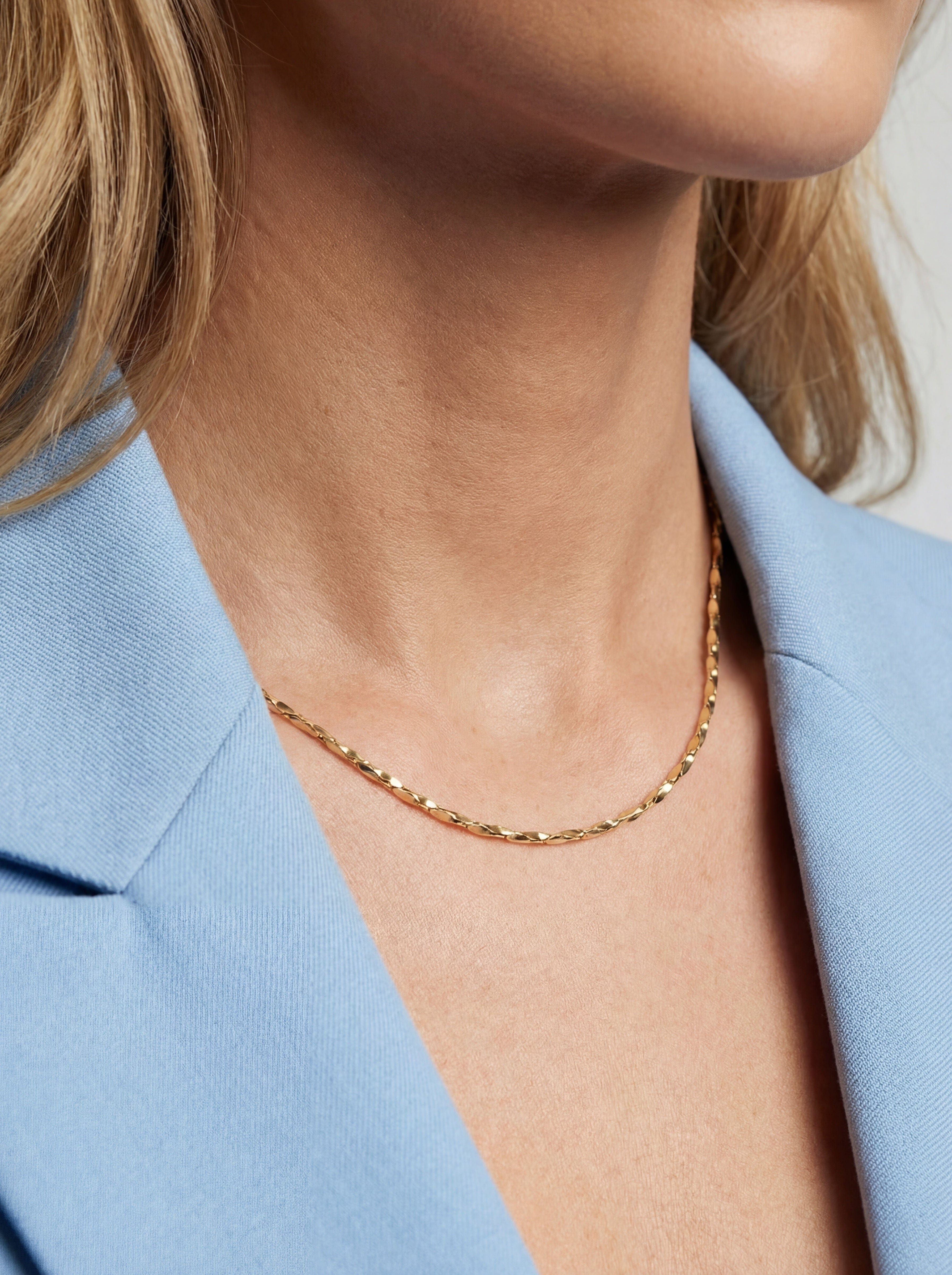 Sif Jakobs Kæder SAVONA kæde - FORGYLDT SJ-C2792-YG