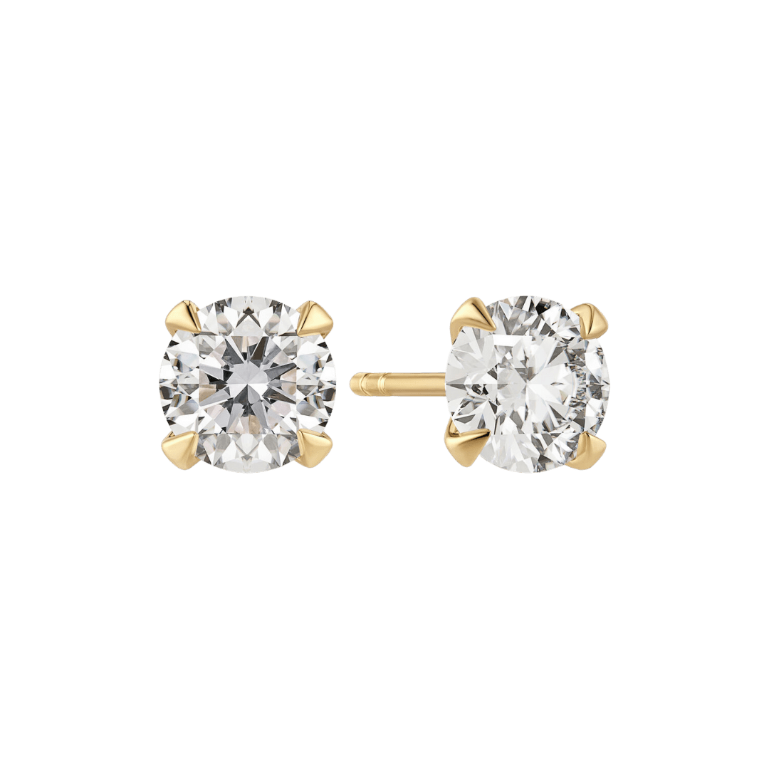 Sif Jakobs Øreringe Par Venice Grande ørering med labgrown diamanter - 14K SJ-E2503-WD-YG