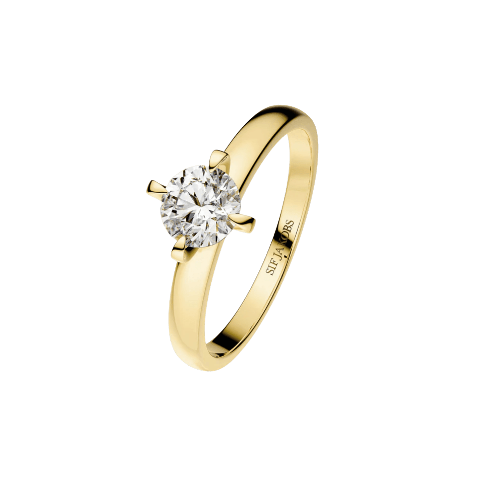 Sif Jakobs Ringe Venice ring med labgrown diamanter - 14K