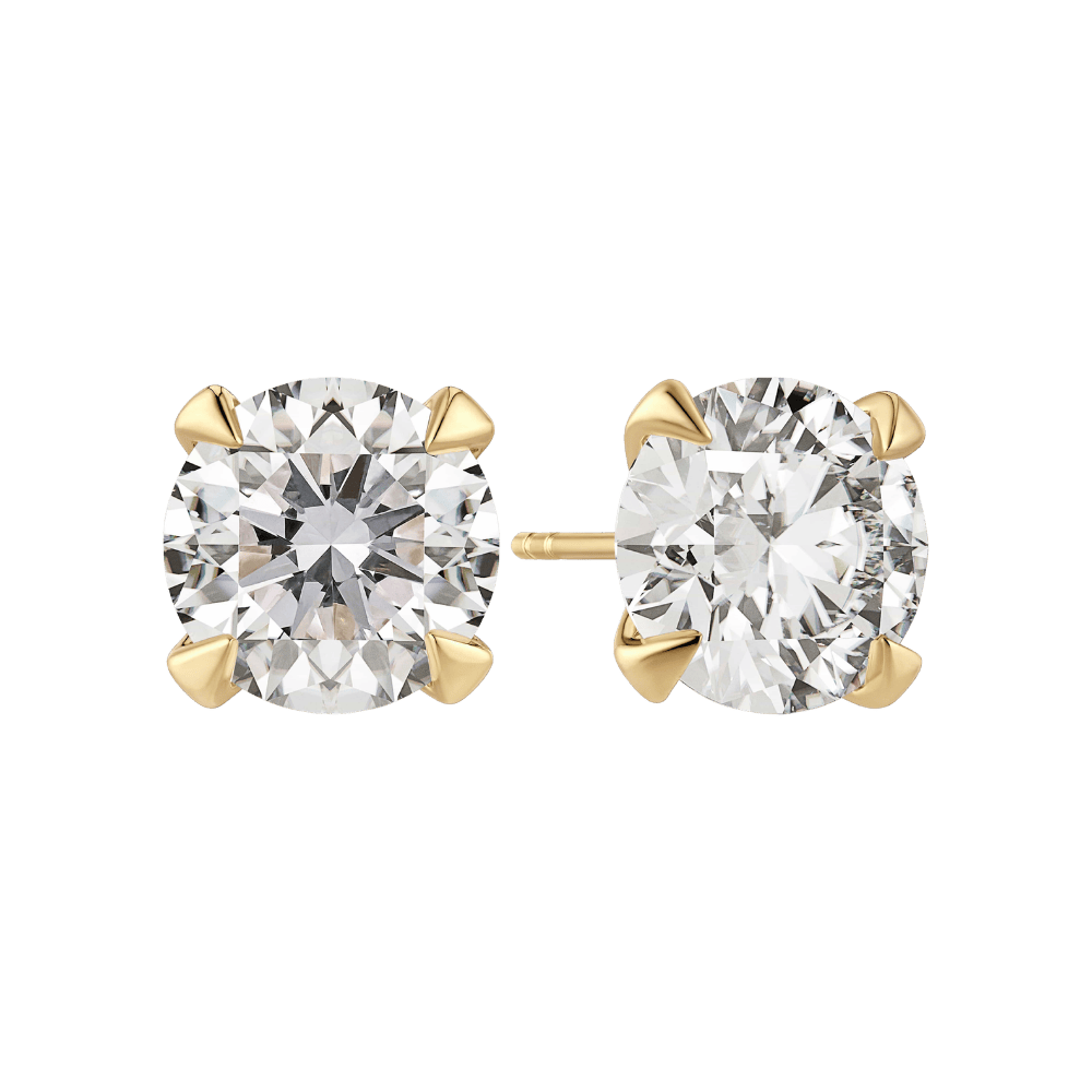 Sif Jakobs Øreringe Venice Solitaire diamantøreringe 3,00 carat - 14 karat guld SJ-E2506-WD-YG