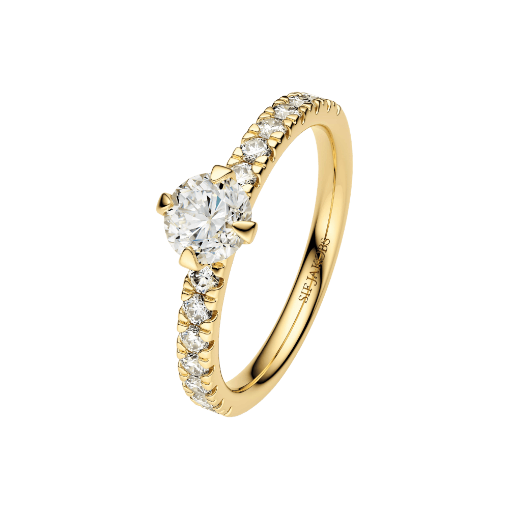 Sif Jakobs Ringe Venice Solitaire diamantring 0,80 carat - 14 karat guld