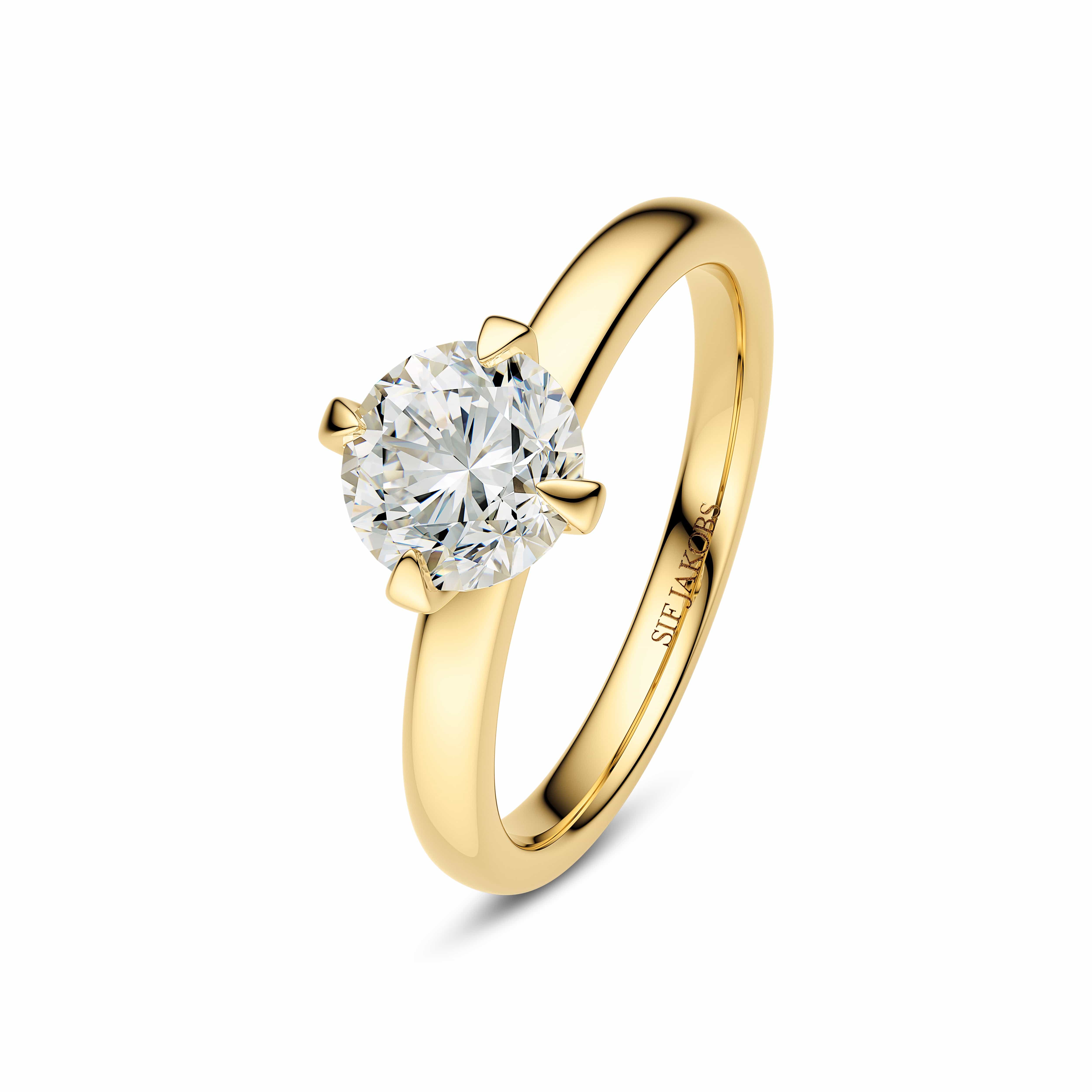 Sif Jakobs Ringe Venice Solitaire diamantring 1,00 carat - 14 karat guld