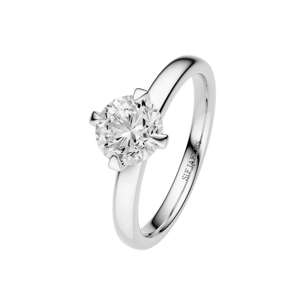 Sif Jakobs Ringe Venice Solitaire diamantring 1,00 carat - 14 karat hvidguld