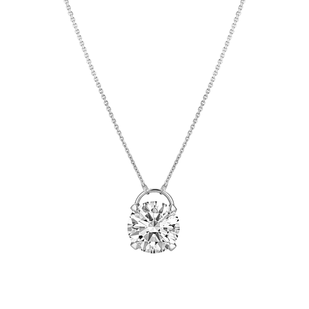Sif Jakobs Halskæder Venice Solitaire halskæde med diamant 2,00 carat - 14 karat hvidguld SJ-N2509-WD-WG