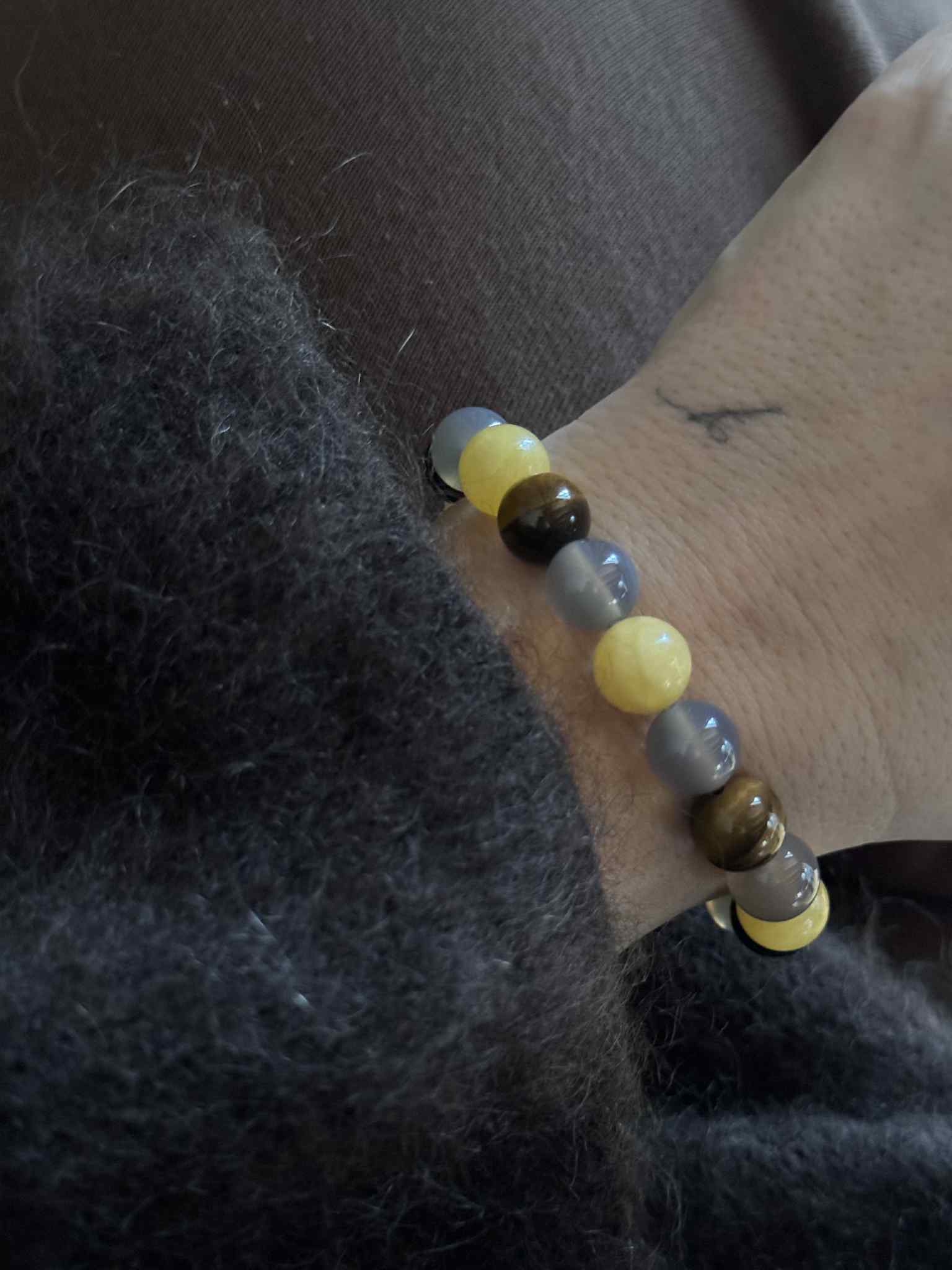 Sorelle Jewellery Armbånd Duo armbånd med jade og tigerøje S421