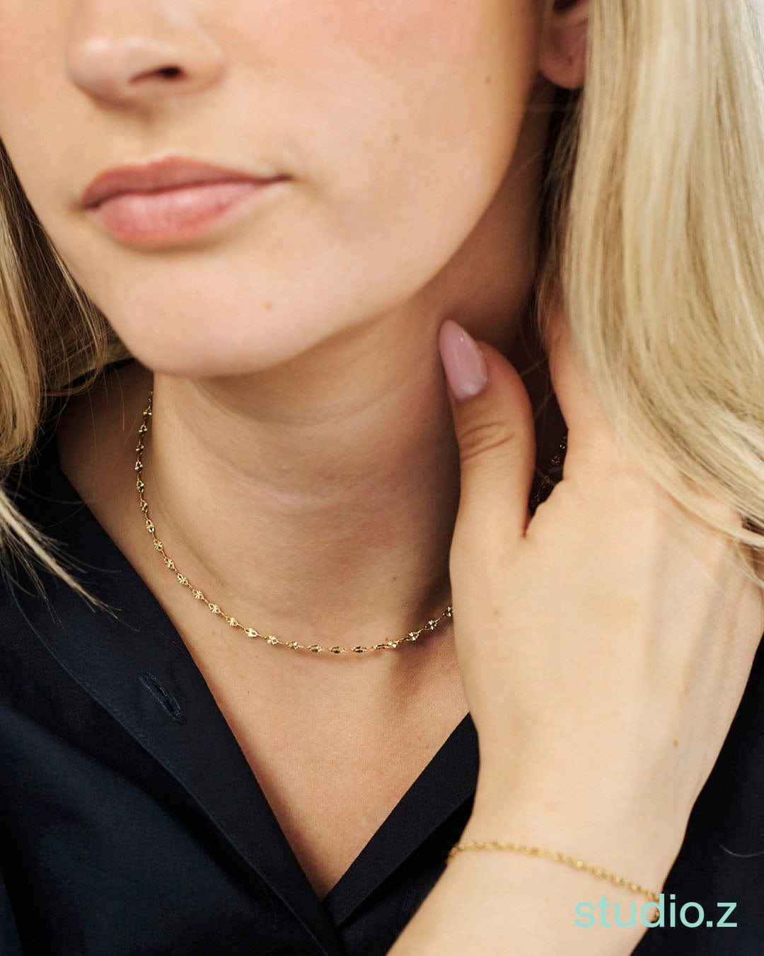 Studio Z Halskæder Aurelia halskæde - forgyldt 7220450