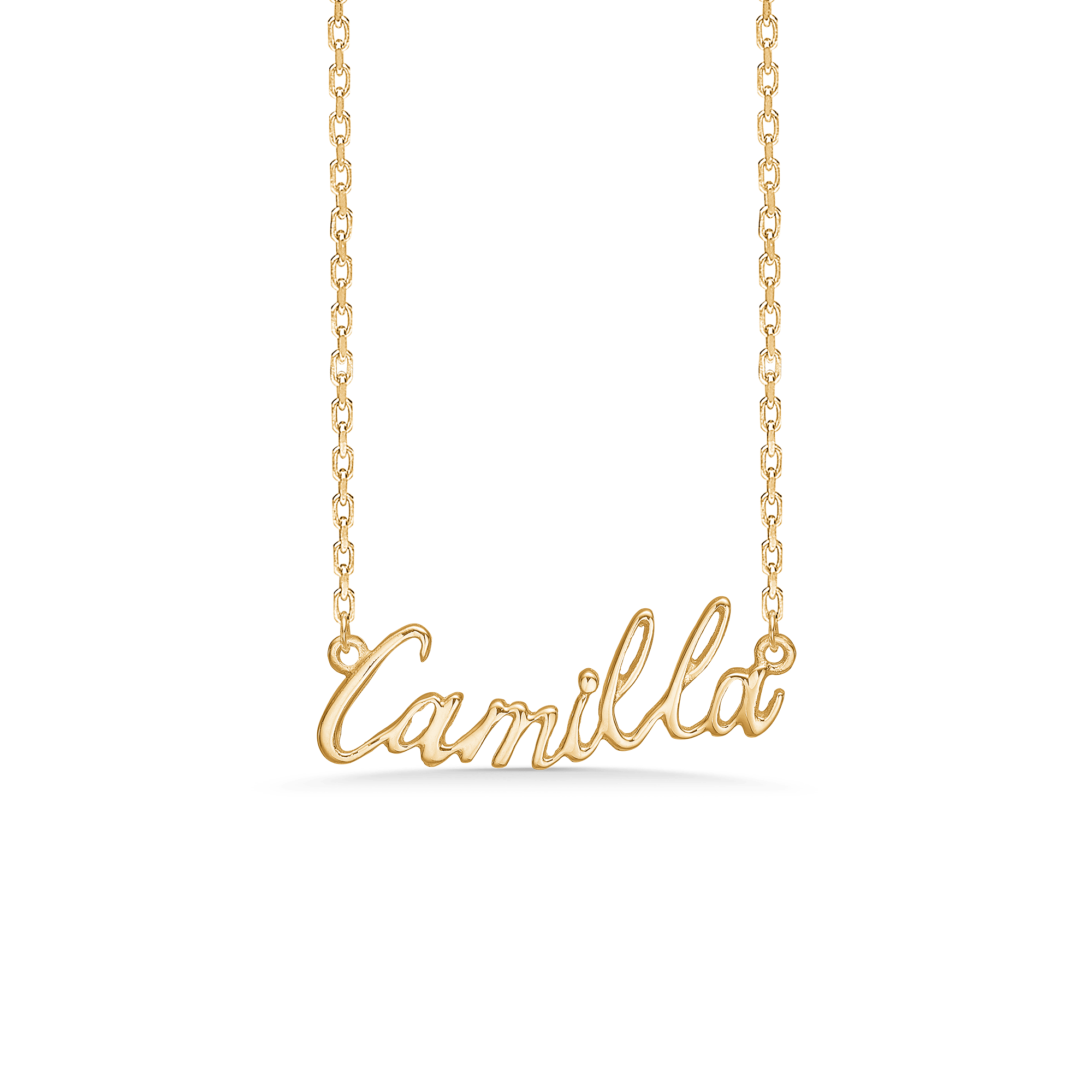 Studio Z Halskæder CAMILLA NAVNEHALSKÆDE - FORGYLDT 7220-CAMILLA