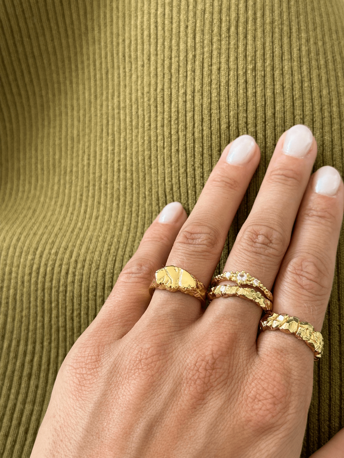 Studio Z Ringe Element ring - forgyldt