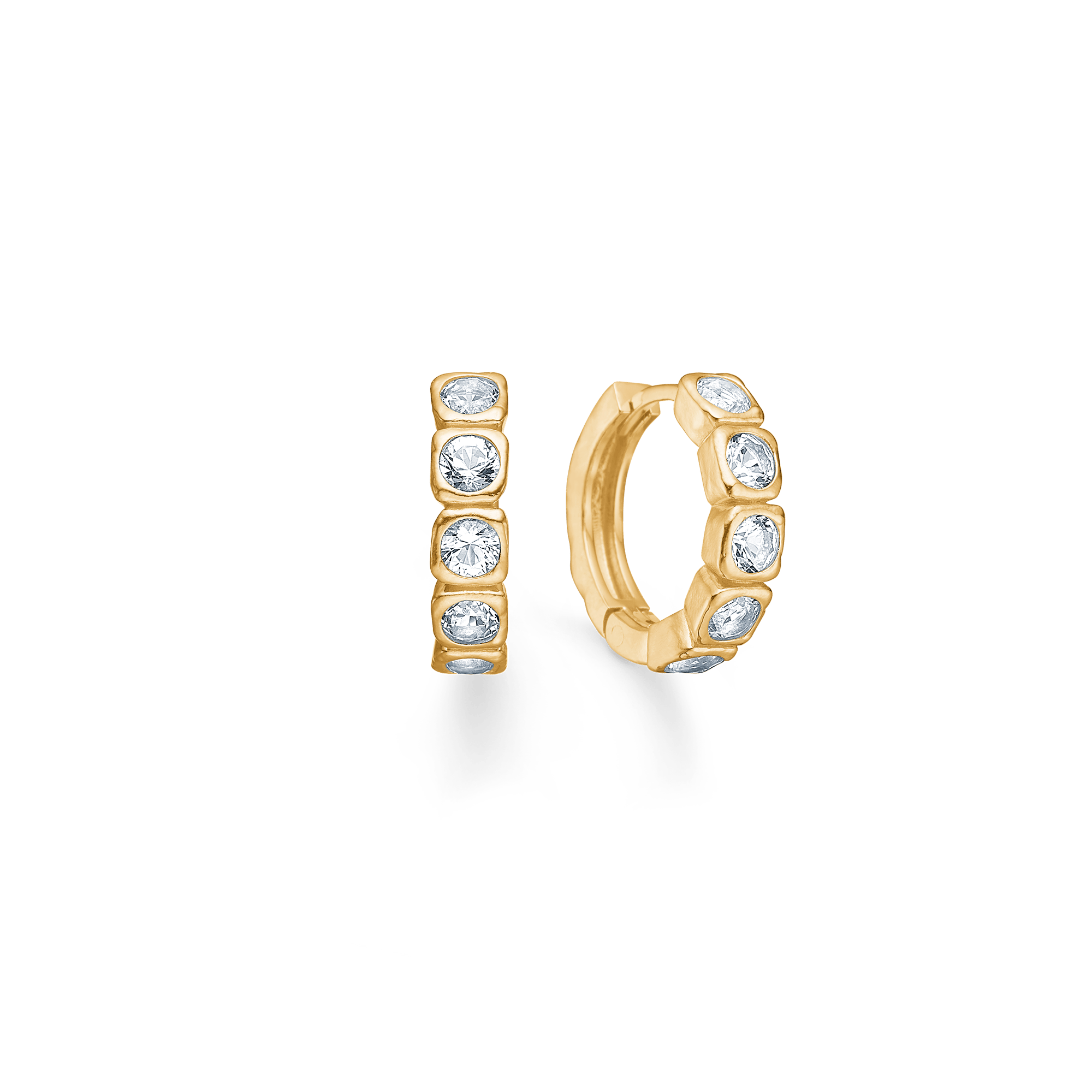 Studio Z Elera øreringe lille - forgyldt 7217956