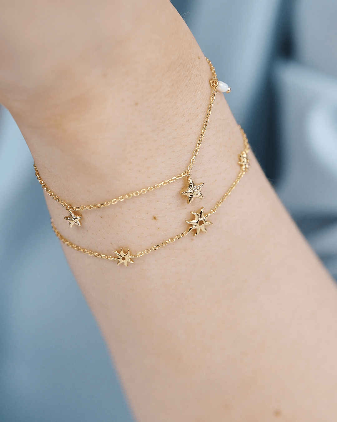 Studio Z Armbånd Ocean Aura armbånd - forgyldt 7250923