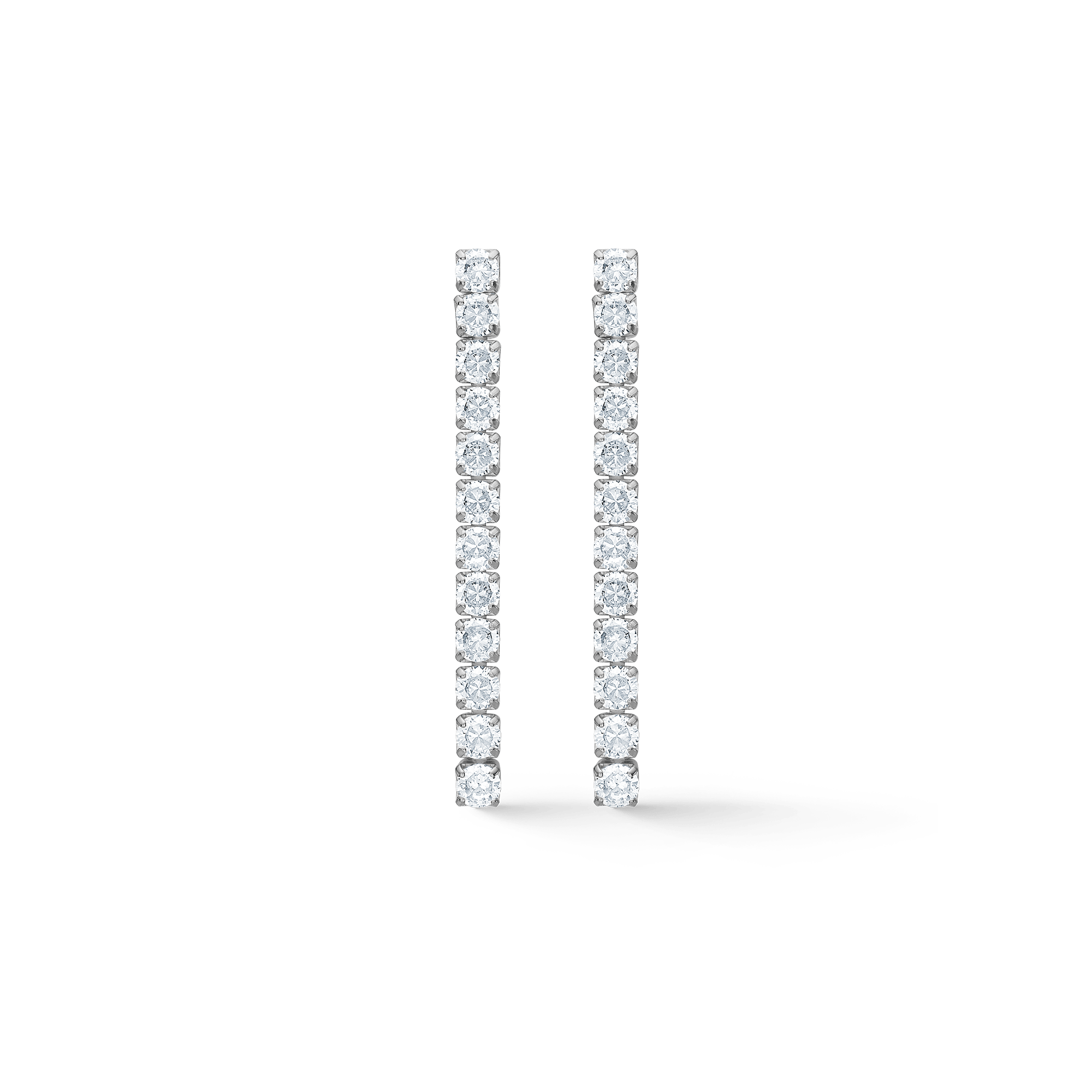 Studio Z Øreringe Red Cross ørestik med zirkon - sølv 7117001