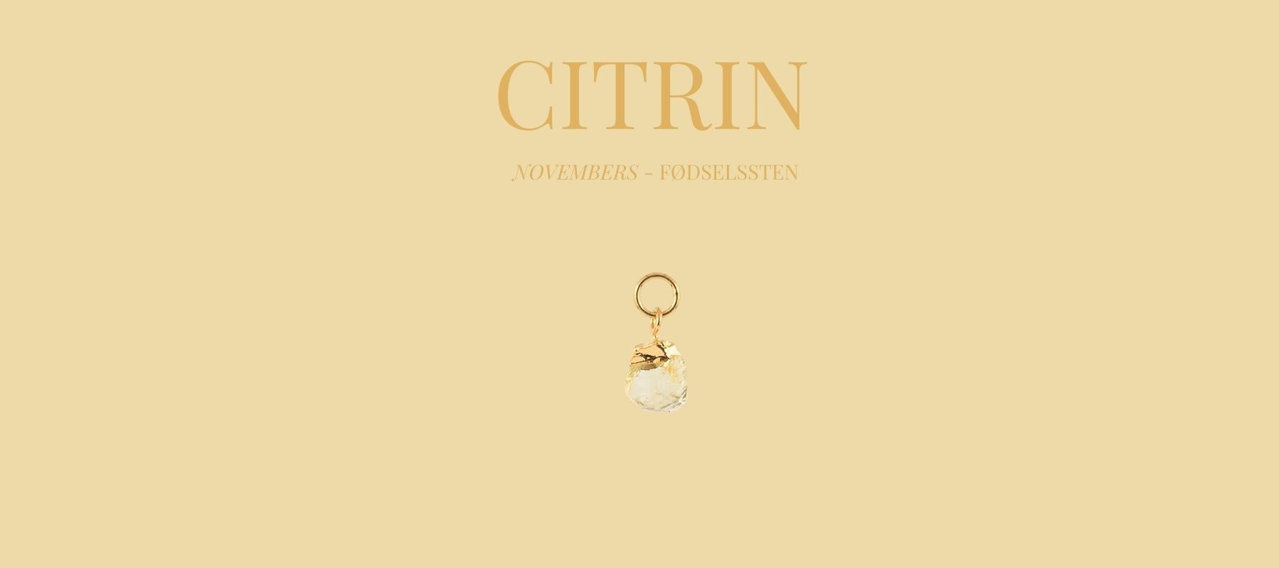 Citrin - Novembers gyldne fødselssten