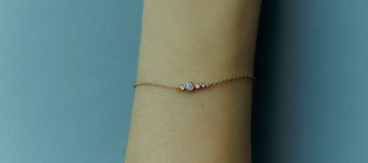 Ragbag guld armbånd