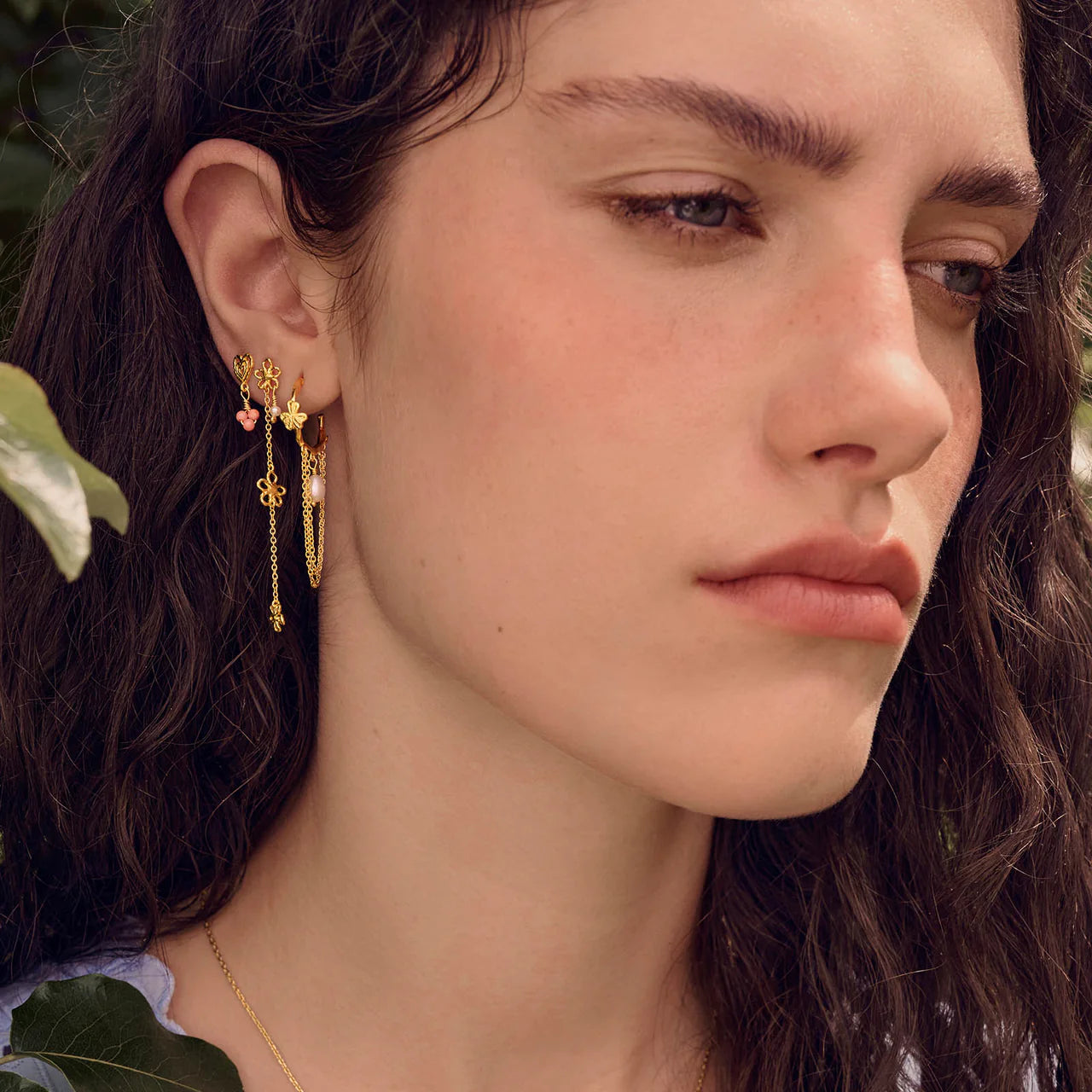 Vibe øreringe - forgyldt