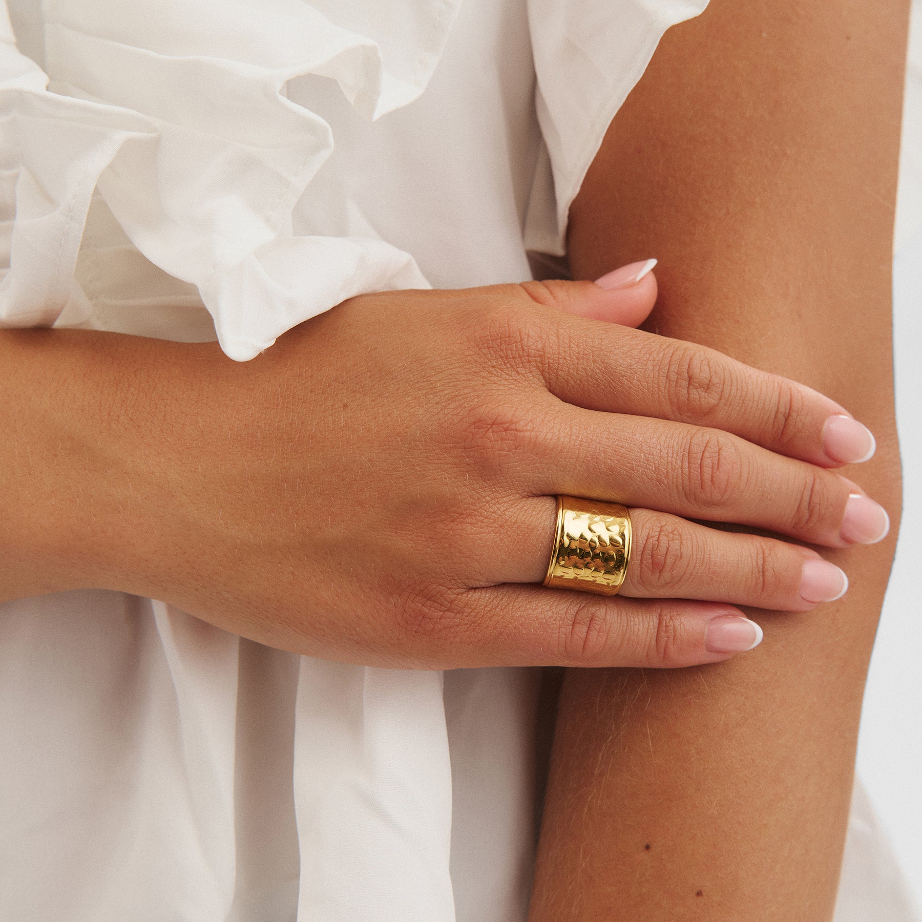 Mila ring - forgyldt